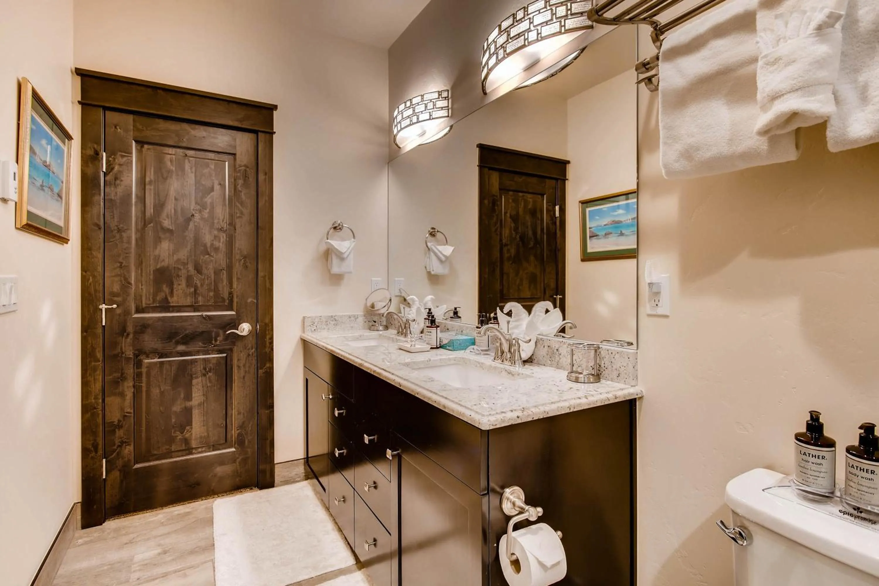 Bathroom in River Run Townhomes by Keystone Resort