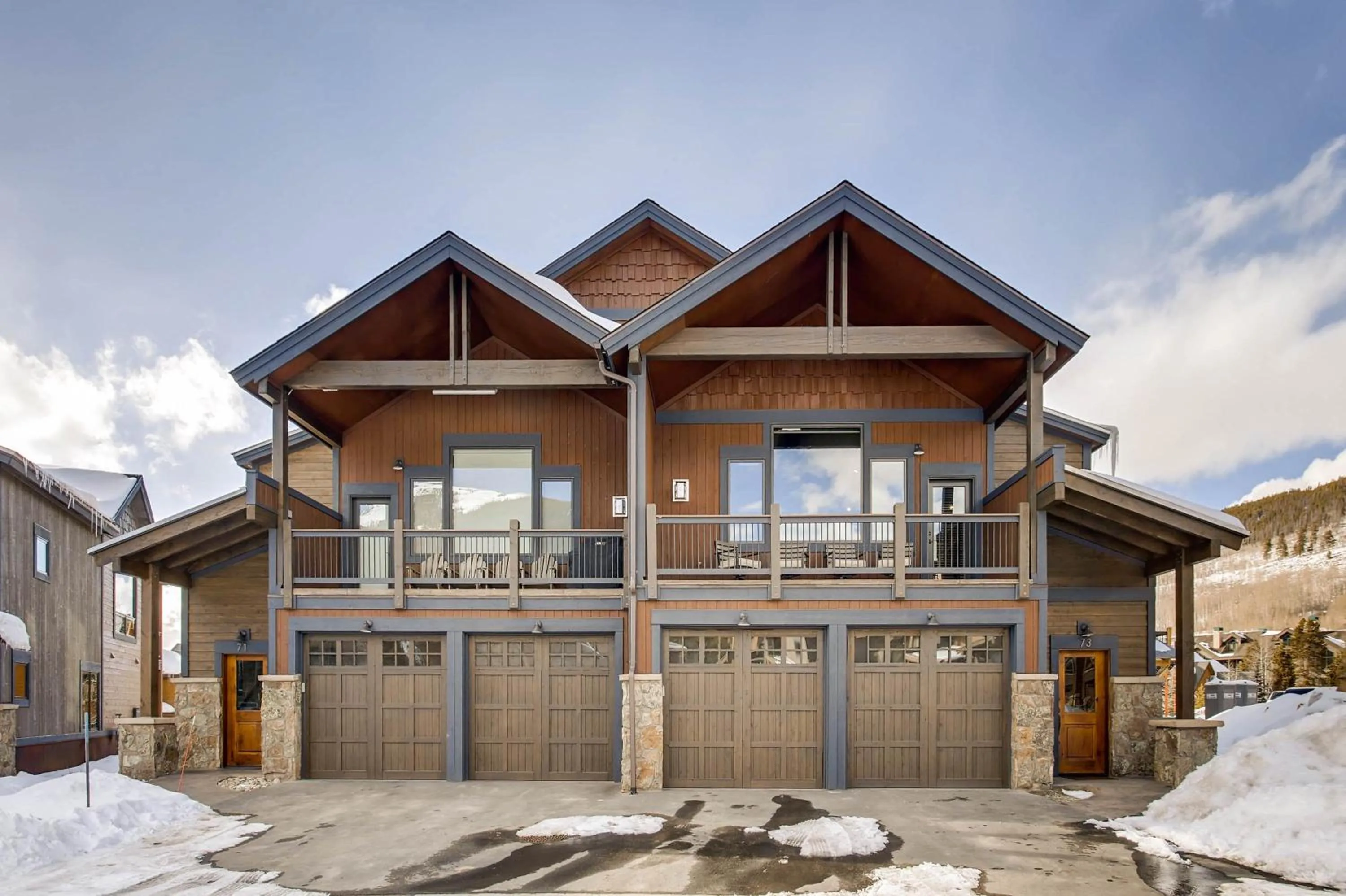 Property building in River Run Townhomes by Keystone Resort