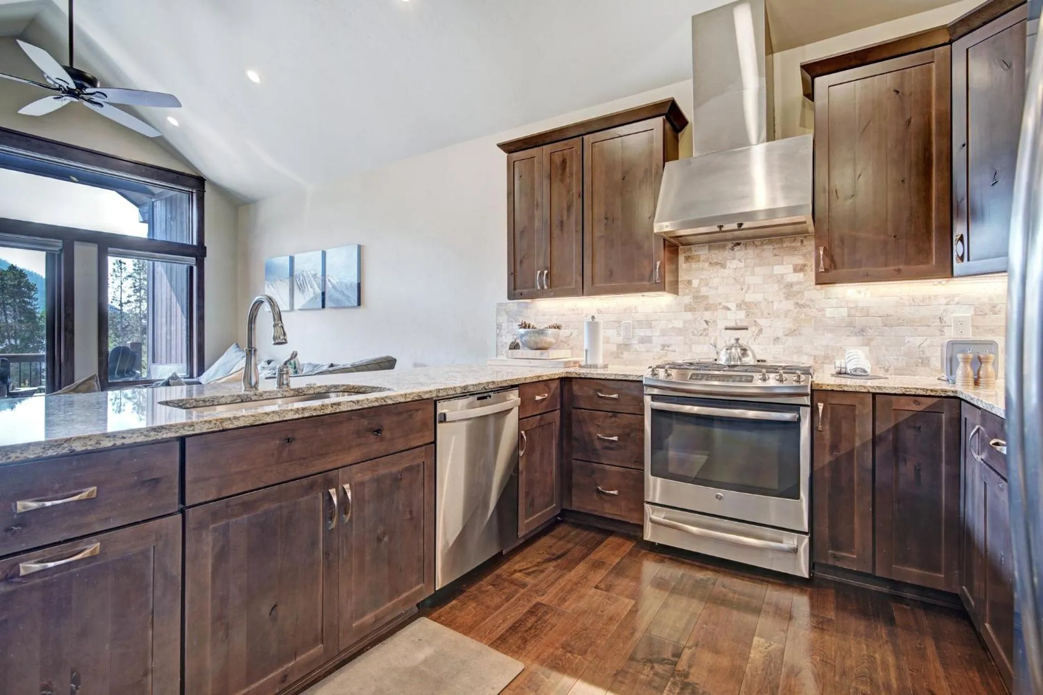 Kitchen or kitchenette in River Run Townhomes by Keystone Resort