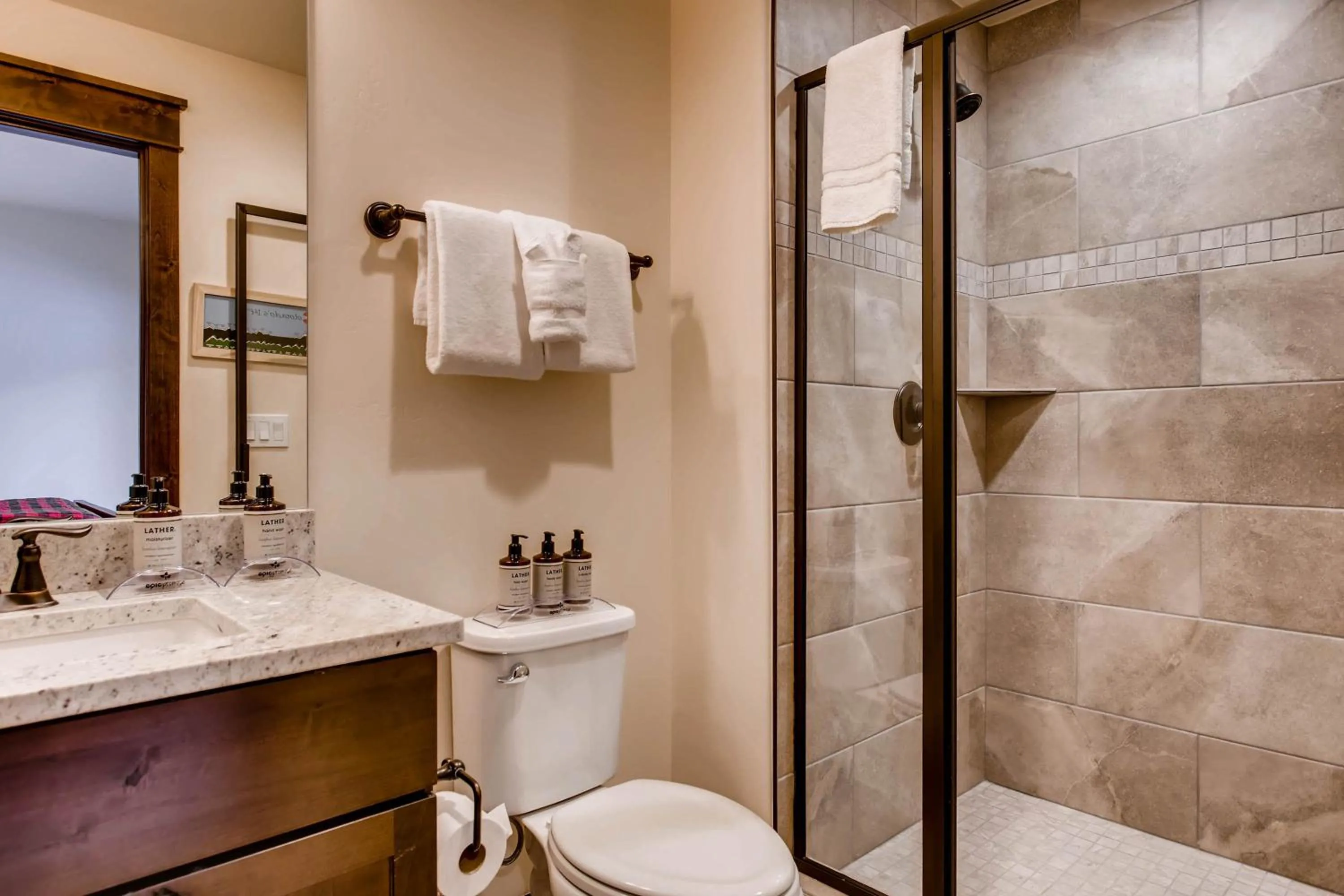 Bathroom in River Run Townhomes by Keystone Resort