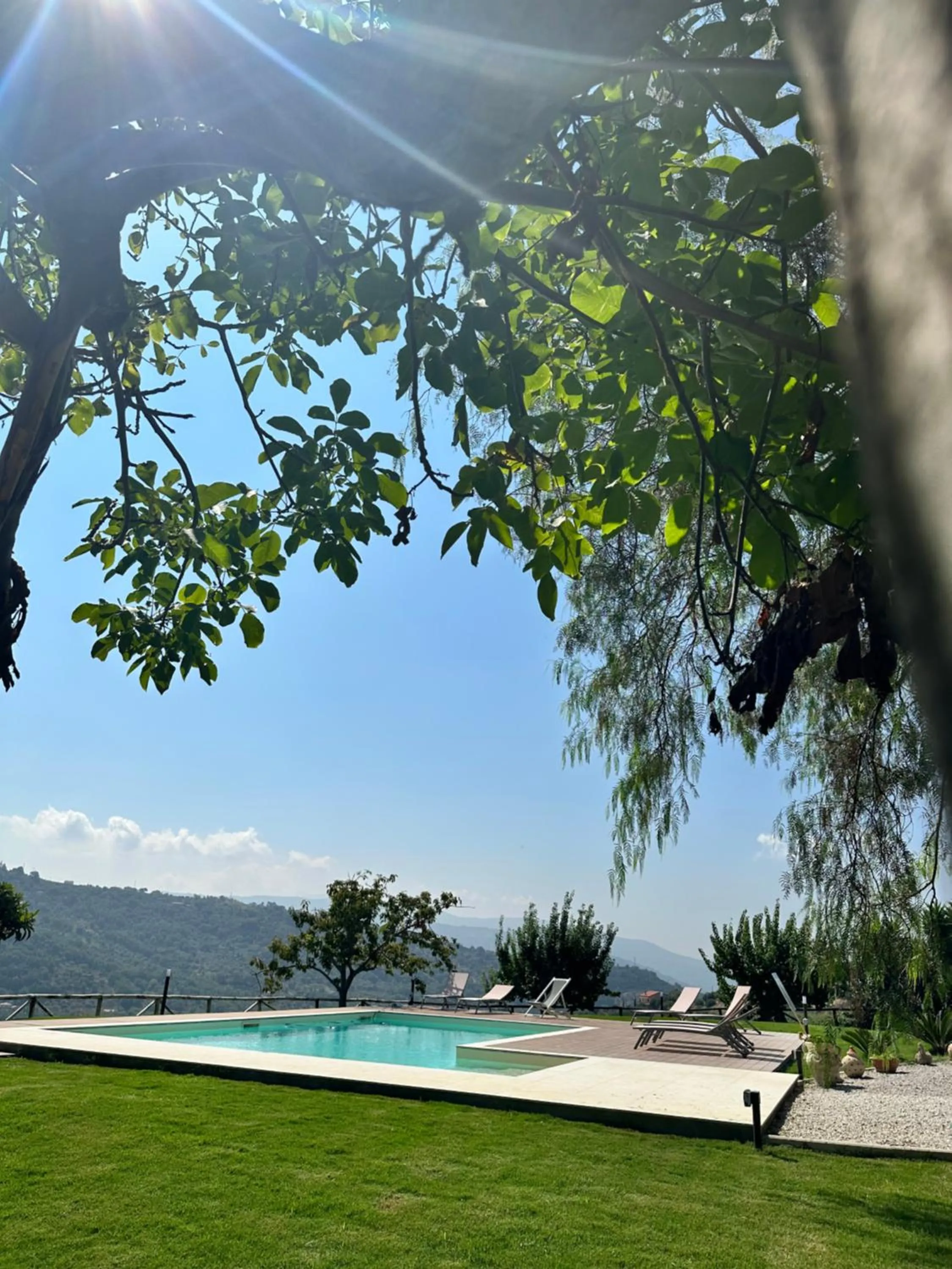 Swimming pool in Villa Le Torrette