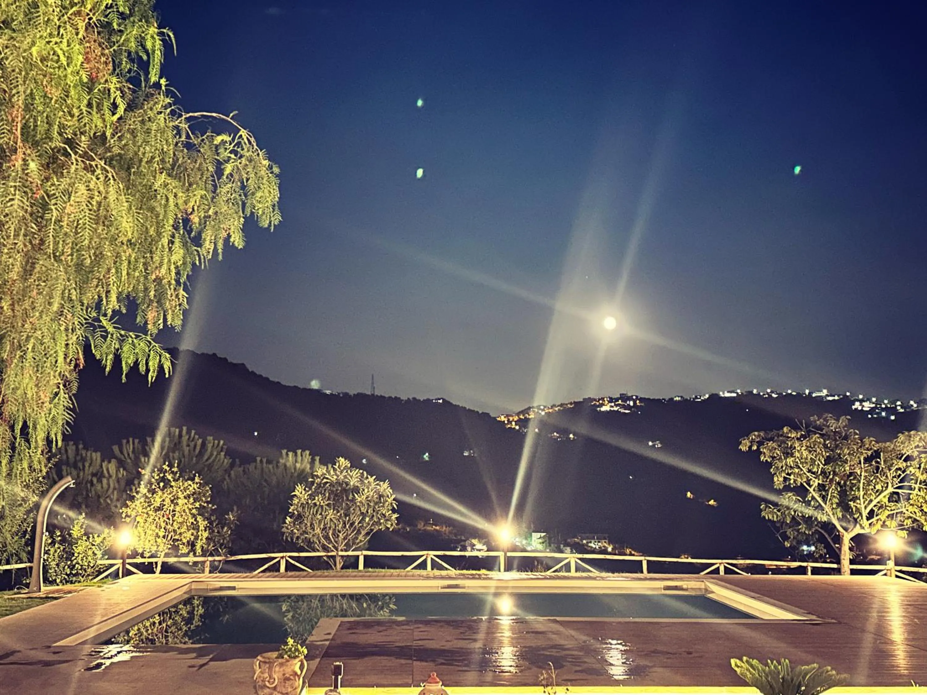 Swimming pool in Villa Le Torrette