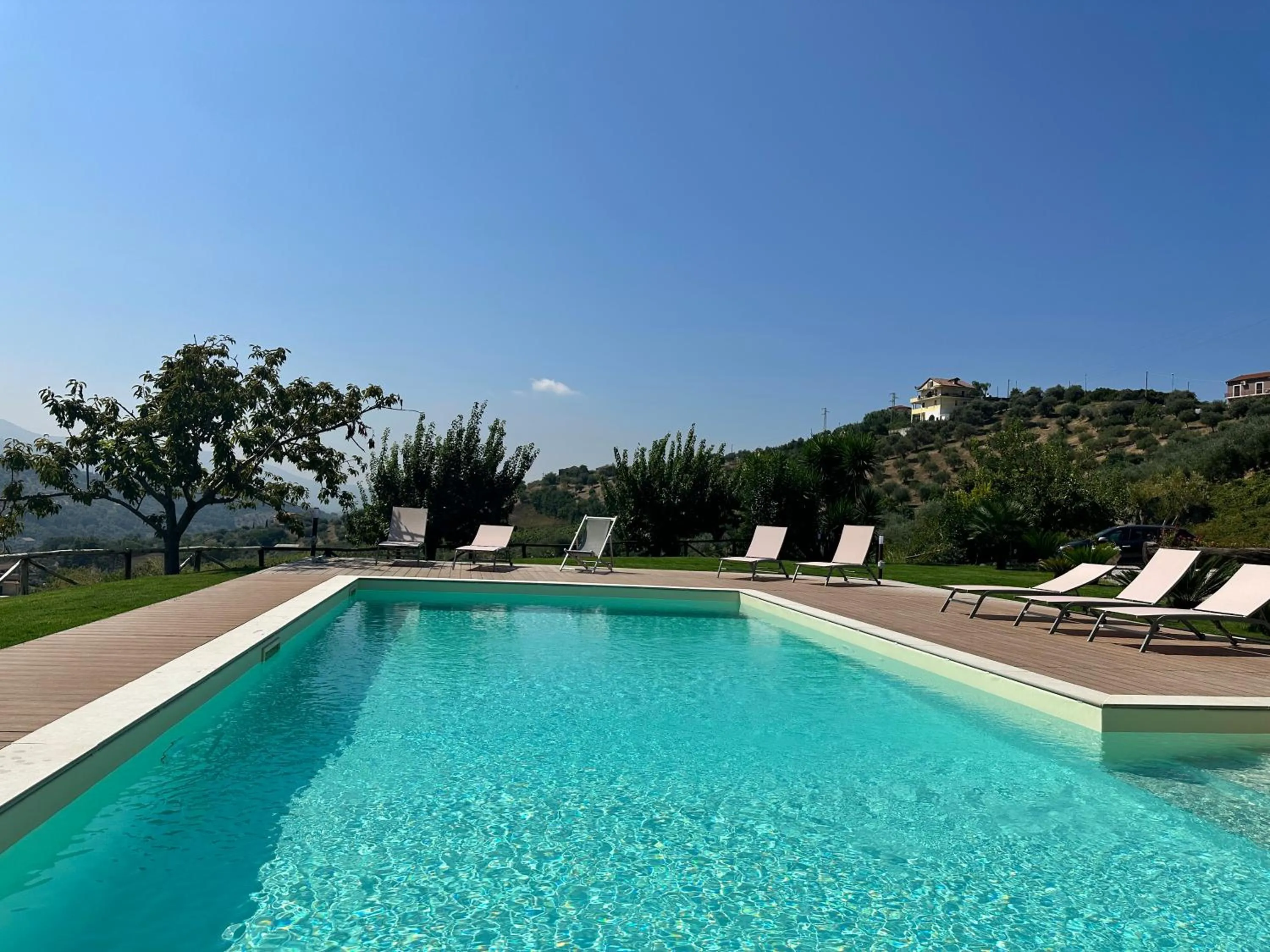 Swimming pool in Villa Le Torrette