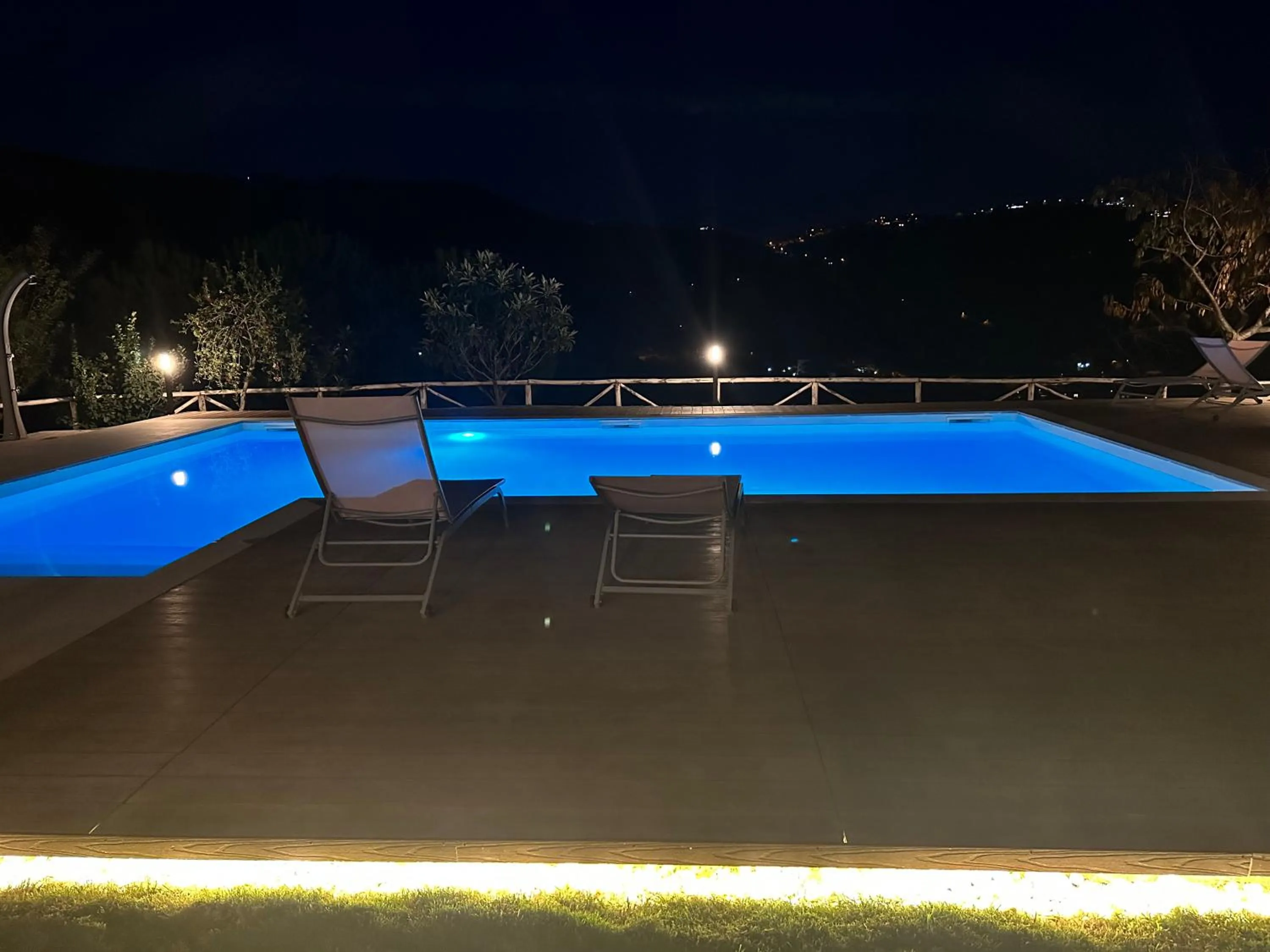 Swimming pool in Villa Le Torrette