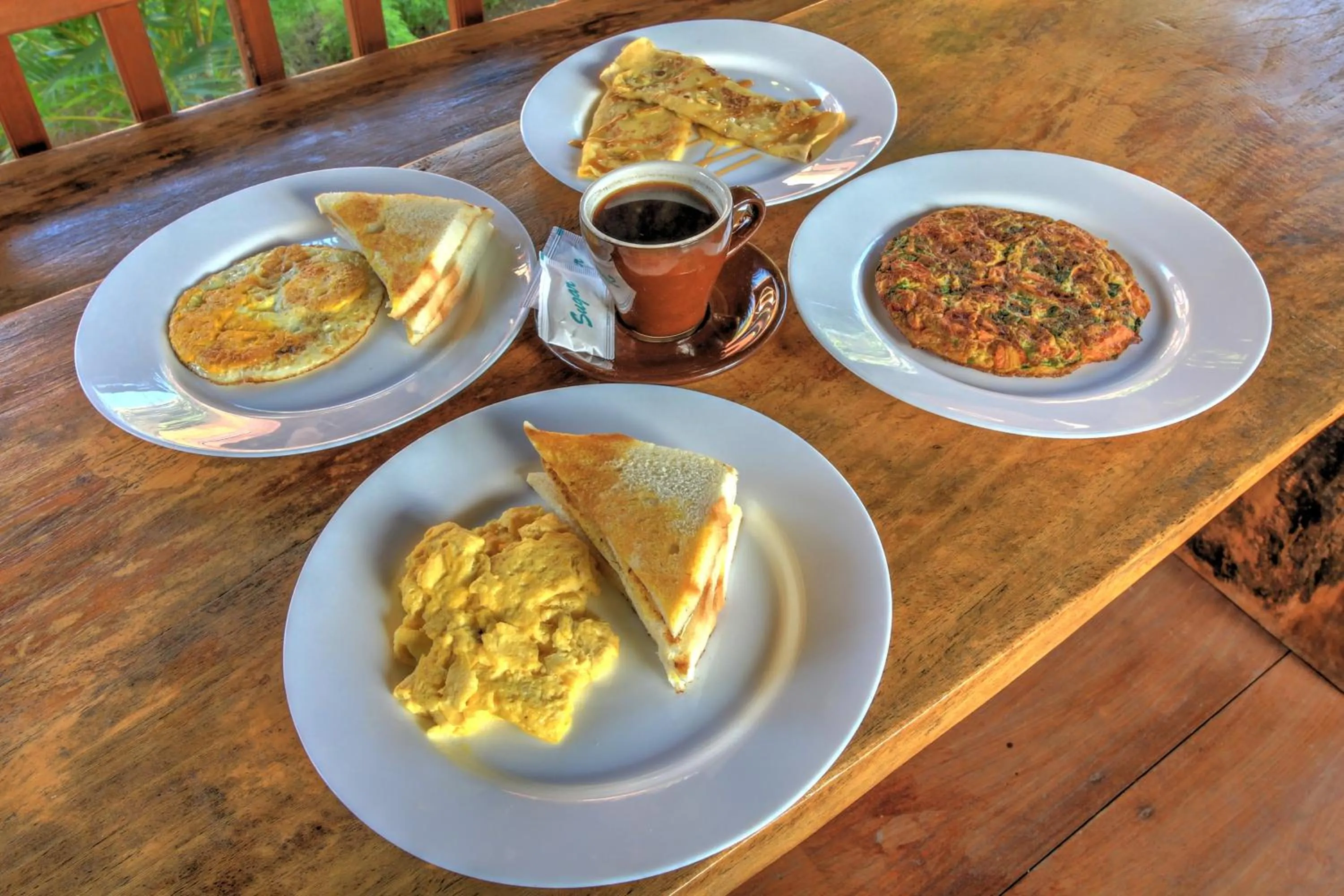 Breakfast in Gayatri Bungalows