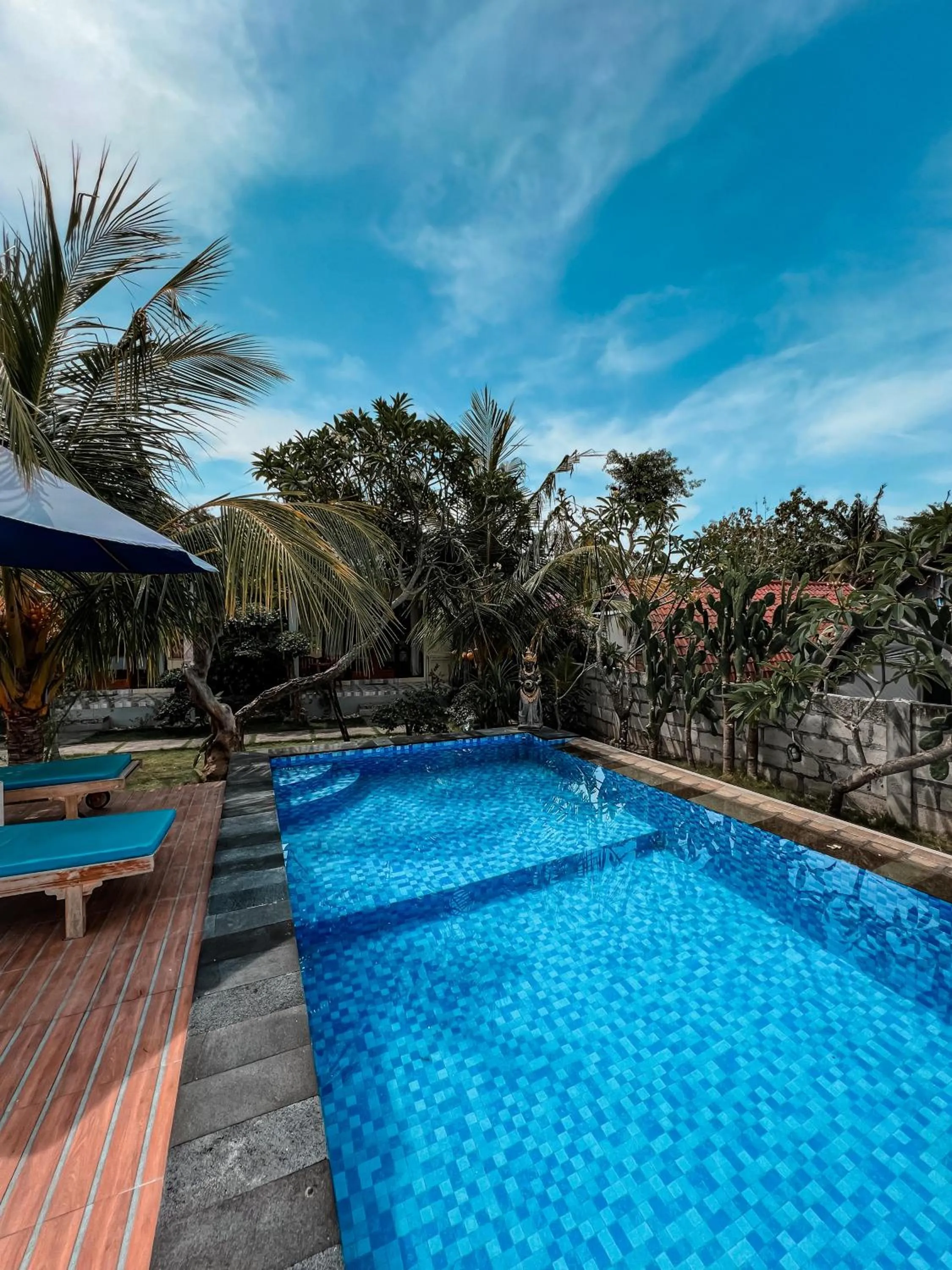 Pool view in Gayatri Bungalows