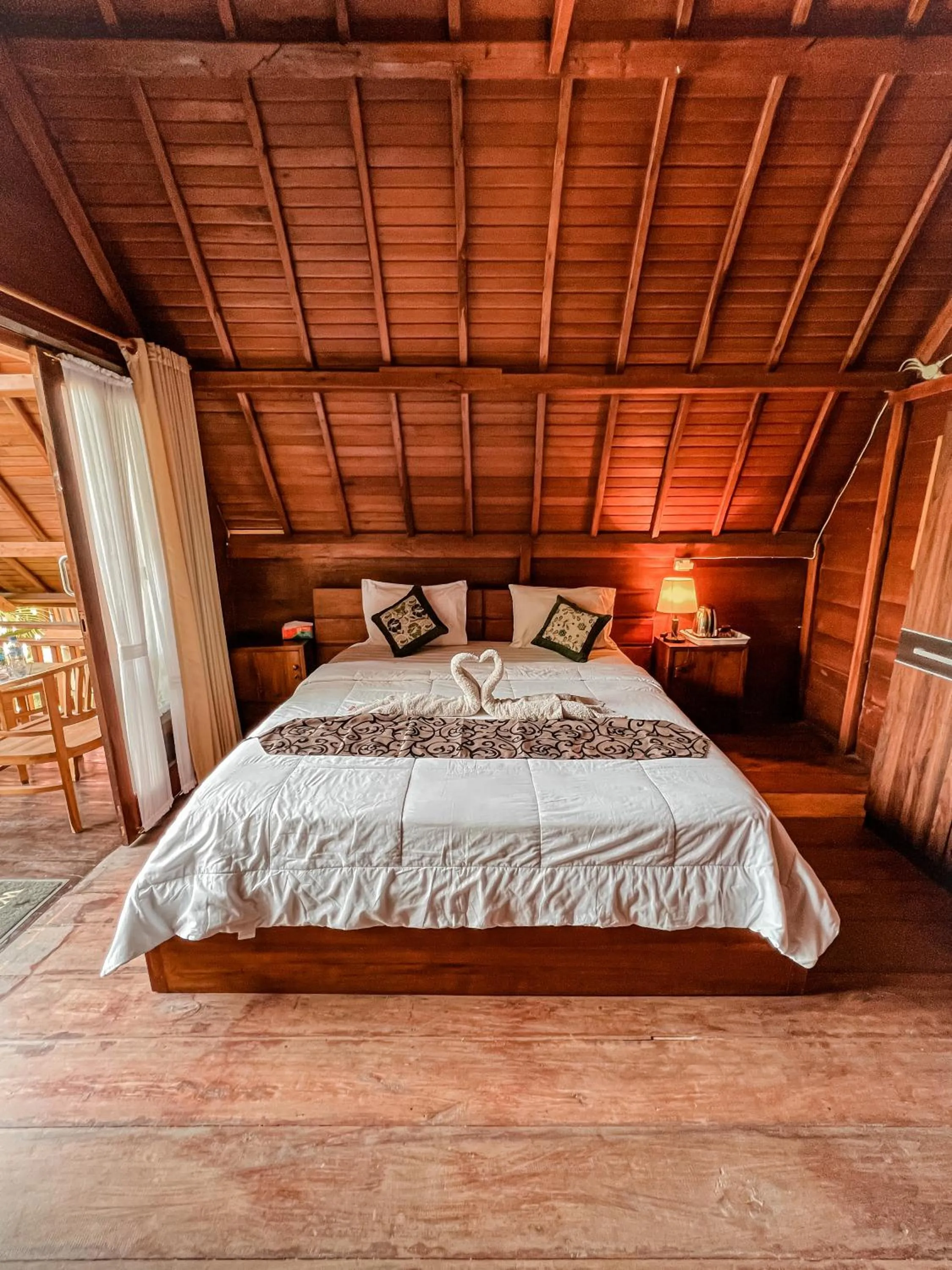 Bed in Gayatri Bungalows