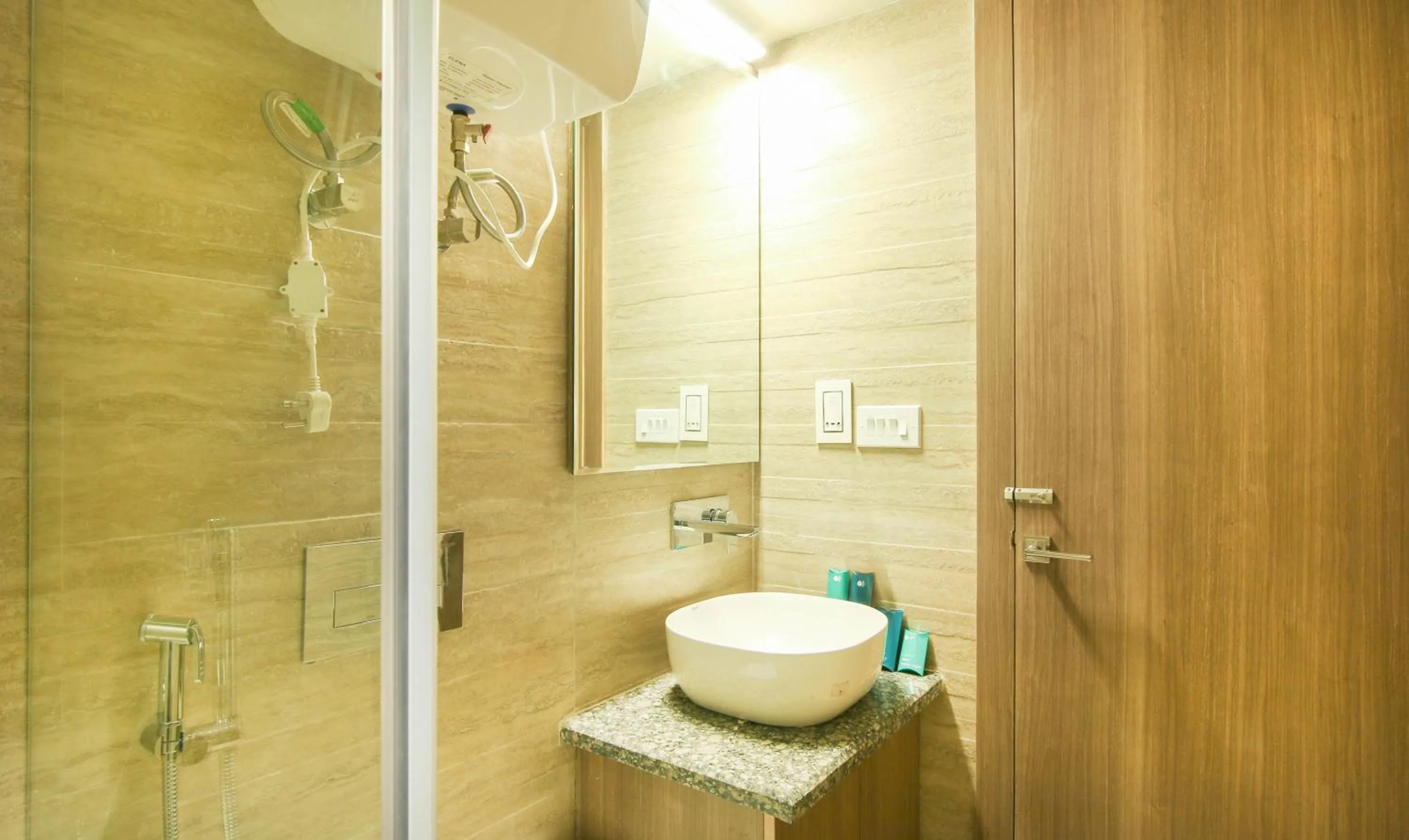 Bathroom in Treebo Hoops - Airport, VIP Road