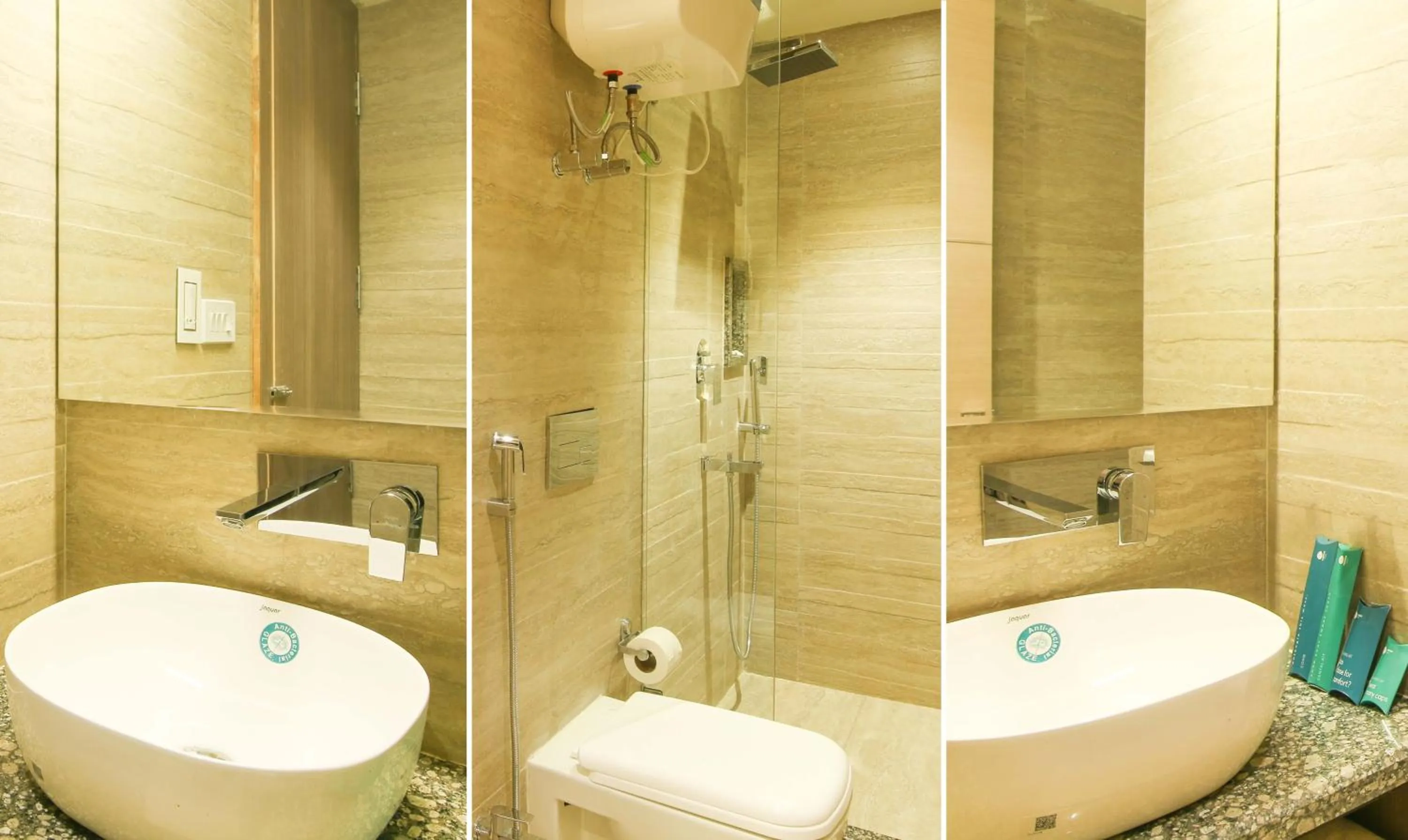 Bathroom in Treebo Hoops - Airport, VIP Road