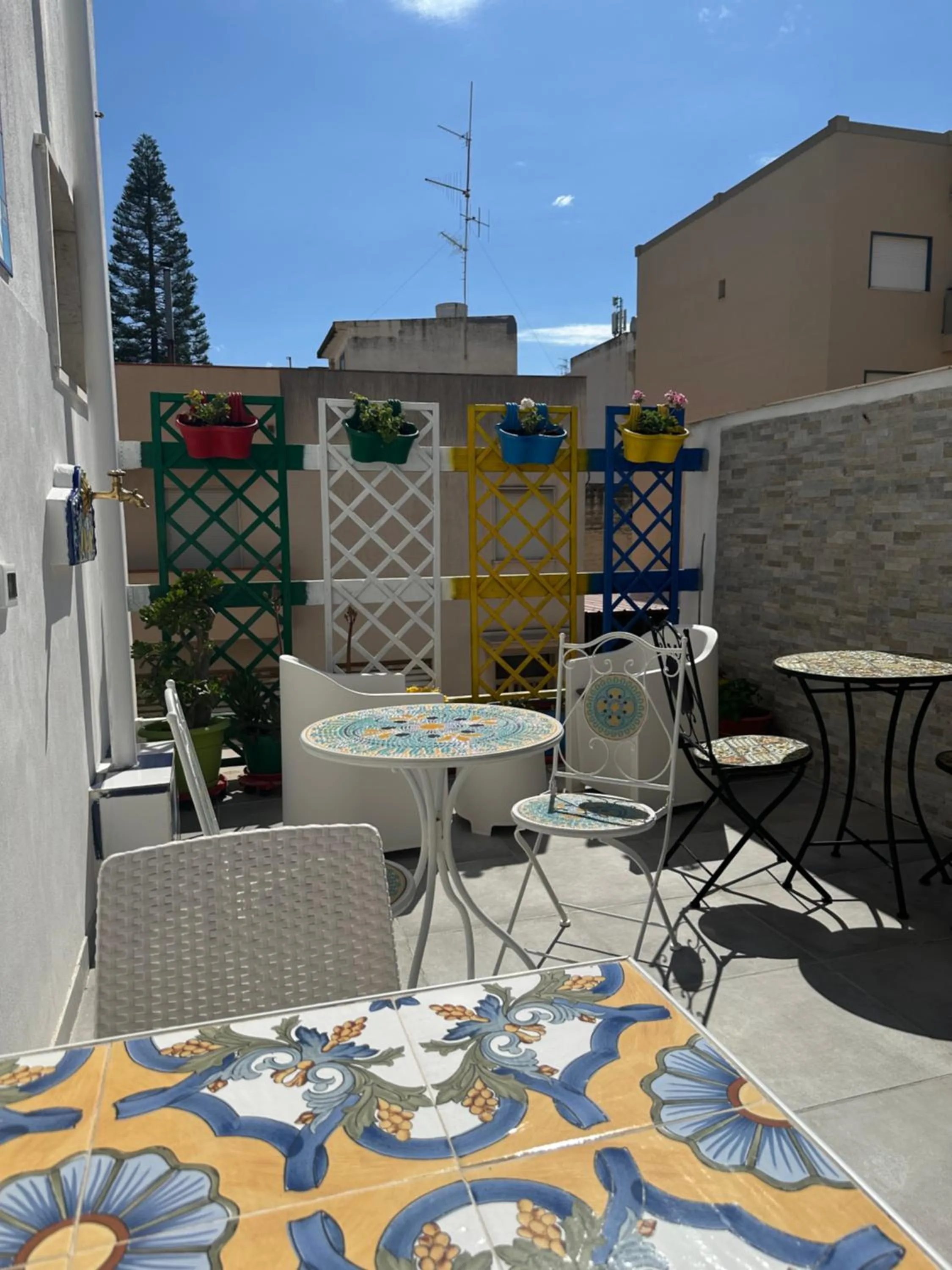 Balcony/Terrace in Bed & Breakfast Delle Palme