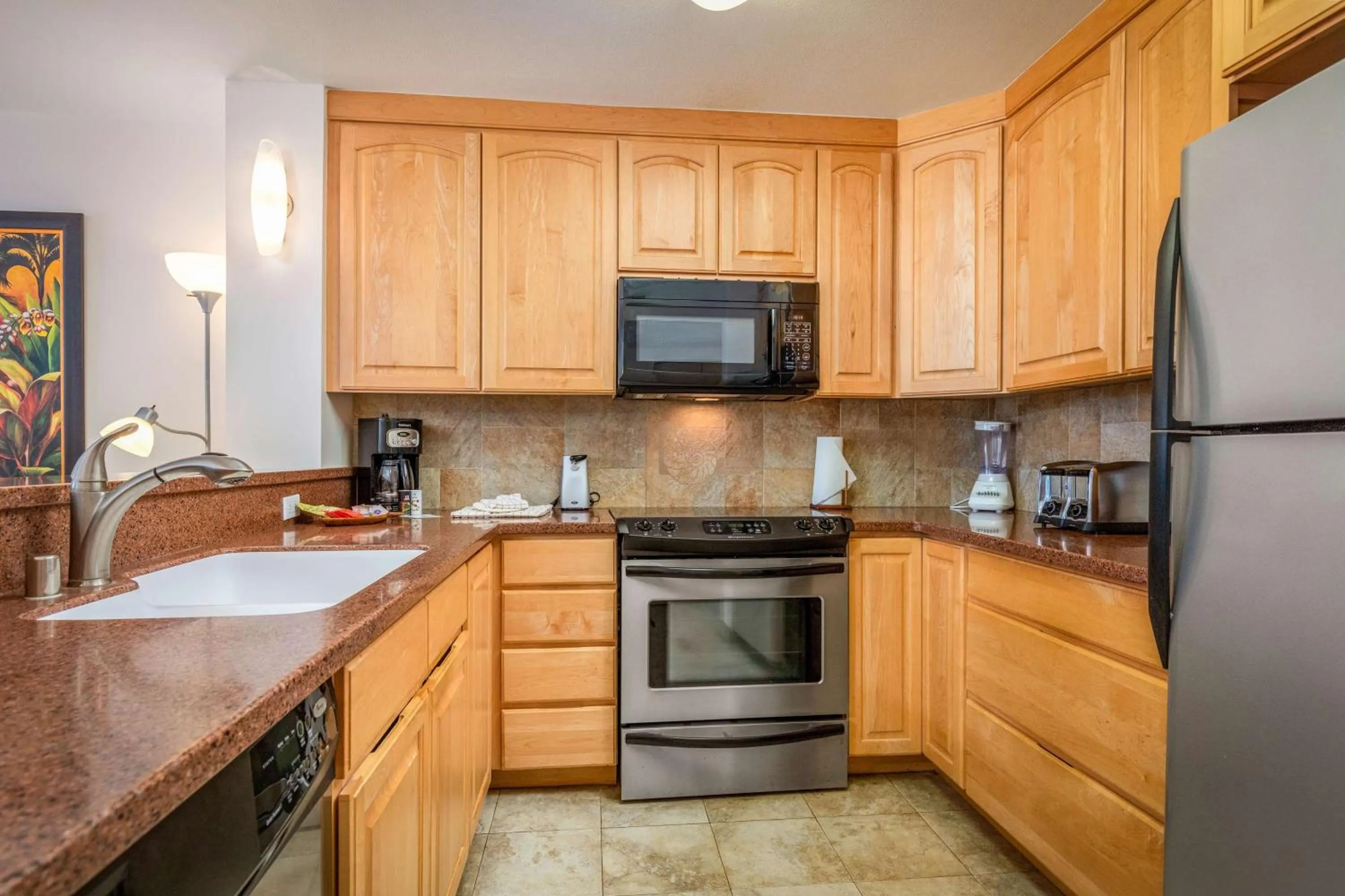 Kitchen or kitchenette in Aston Kona By The Sea