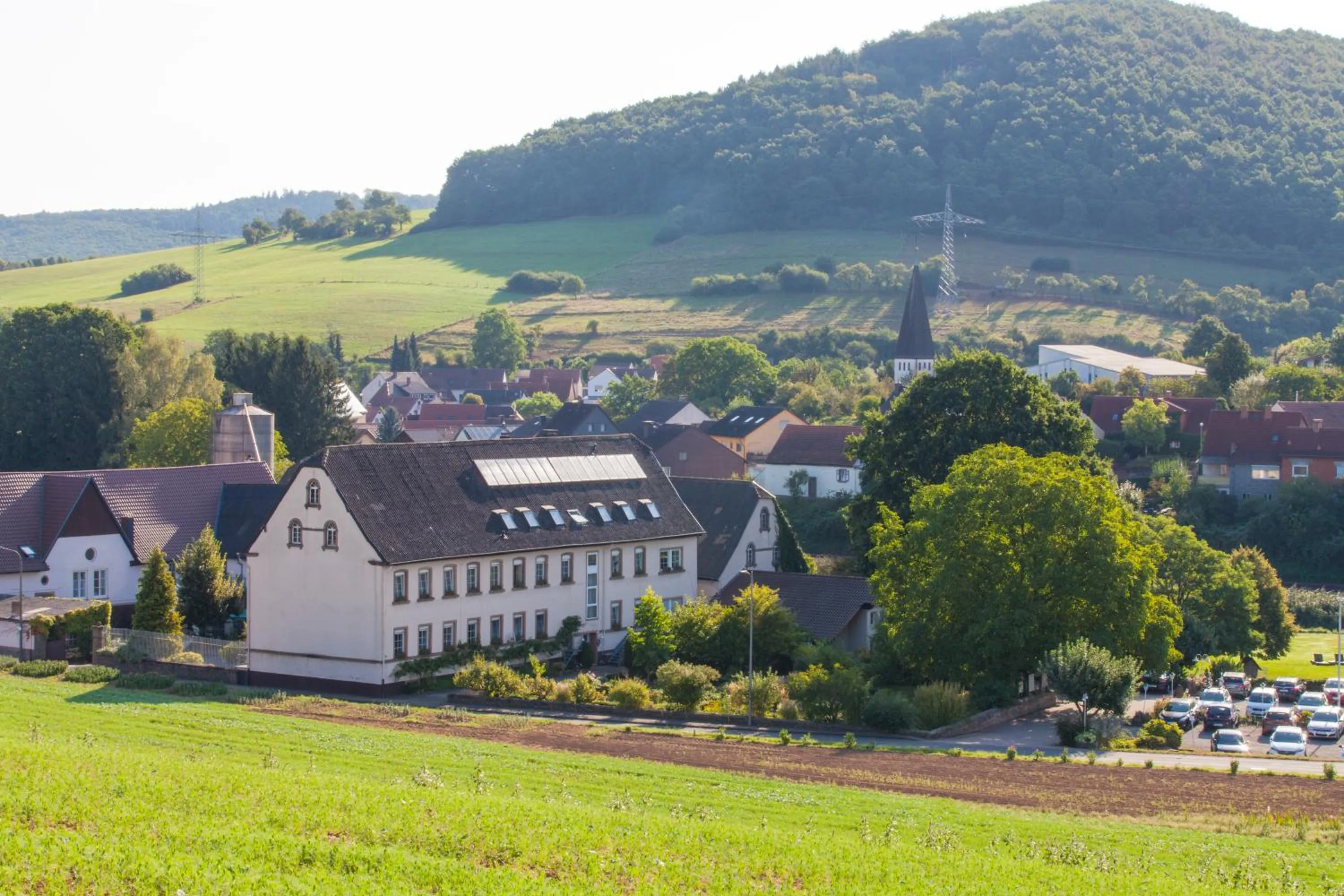 Property building in Landidyll Hotel Klostermühle