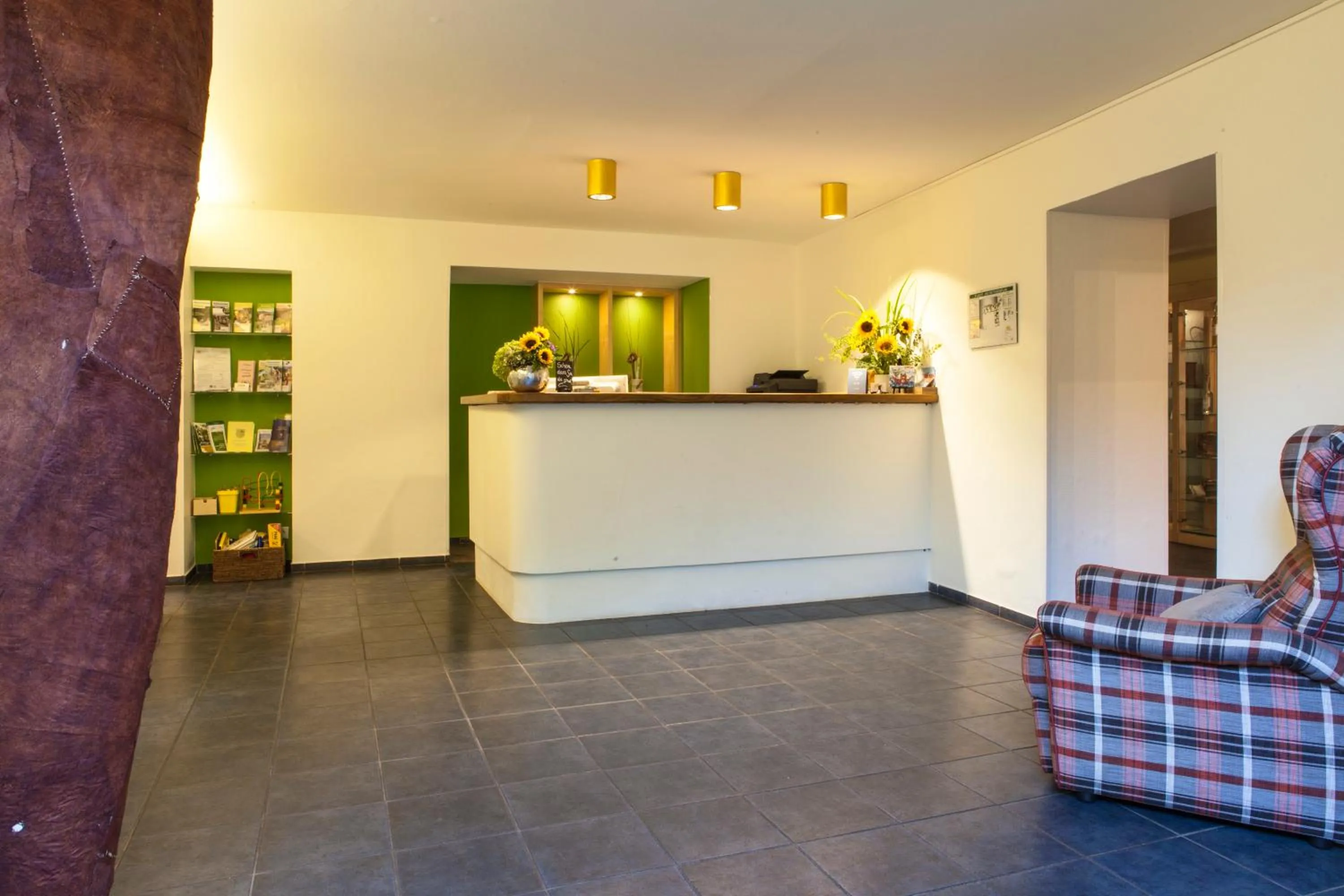 Lobby or reception in Landidyll Hotel Klostermühle