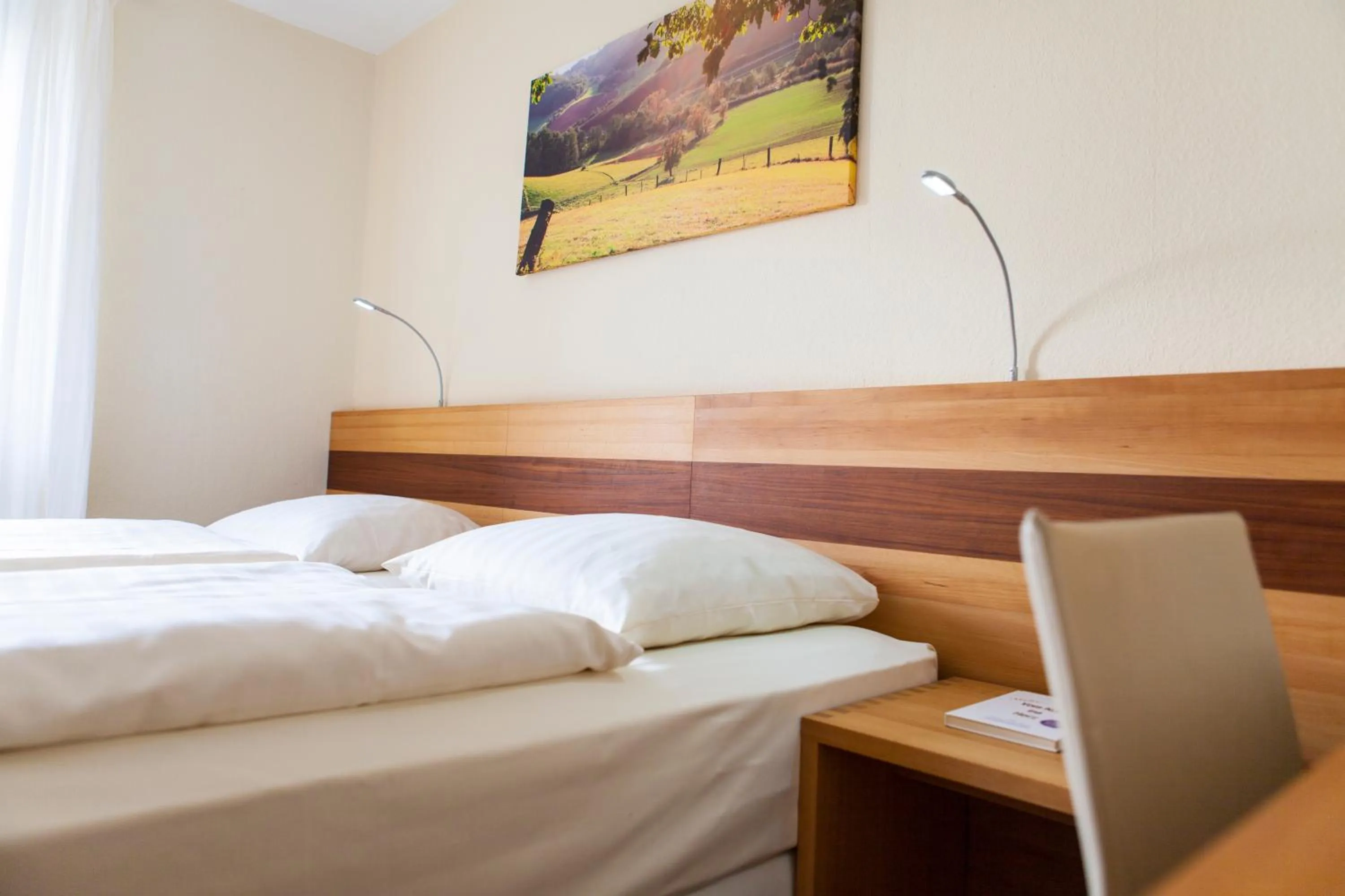 Bedroom, Bed in Landidyll Hotel Klostermühle