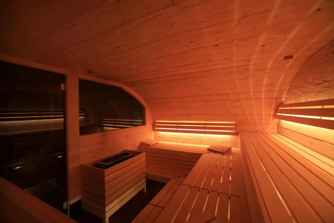 Sauna in Landidyll Hotel Klostermühle