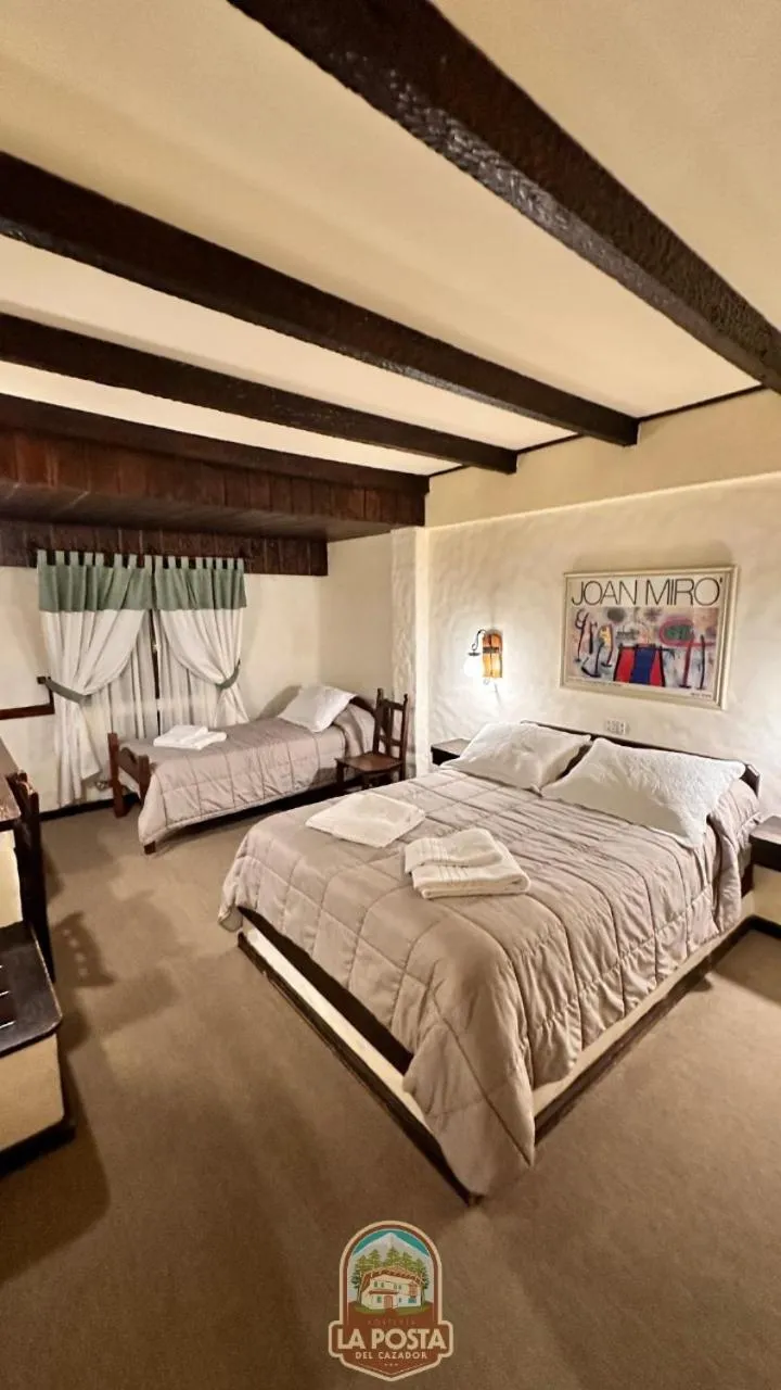 Bed in Hostería La Posta Del Cazador