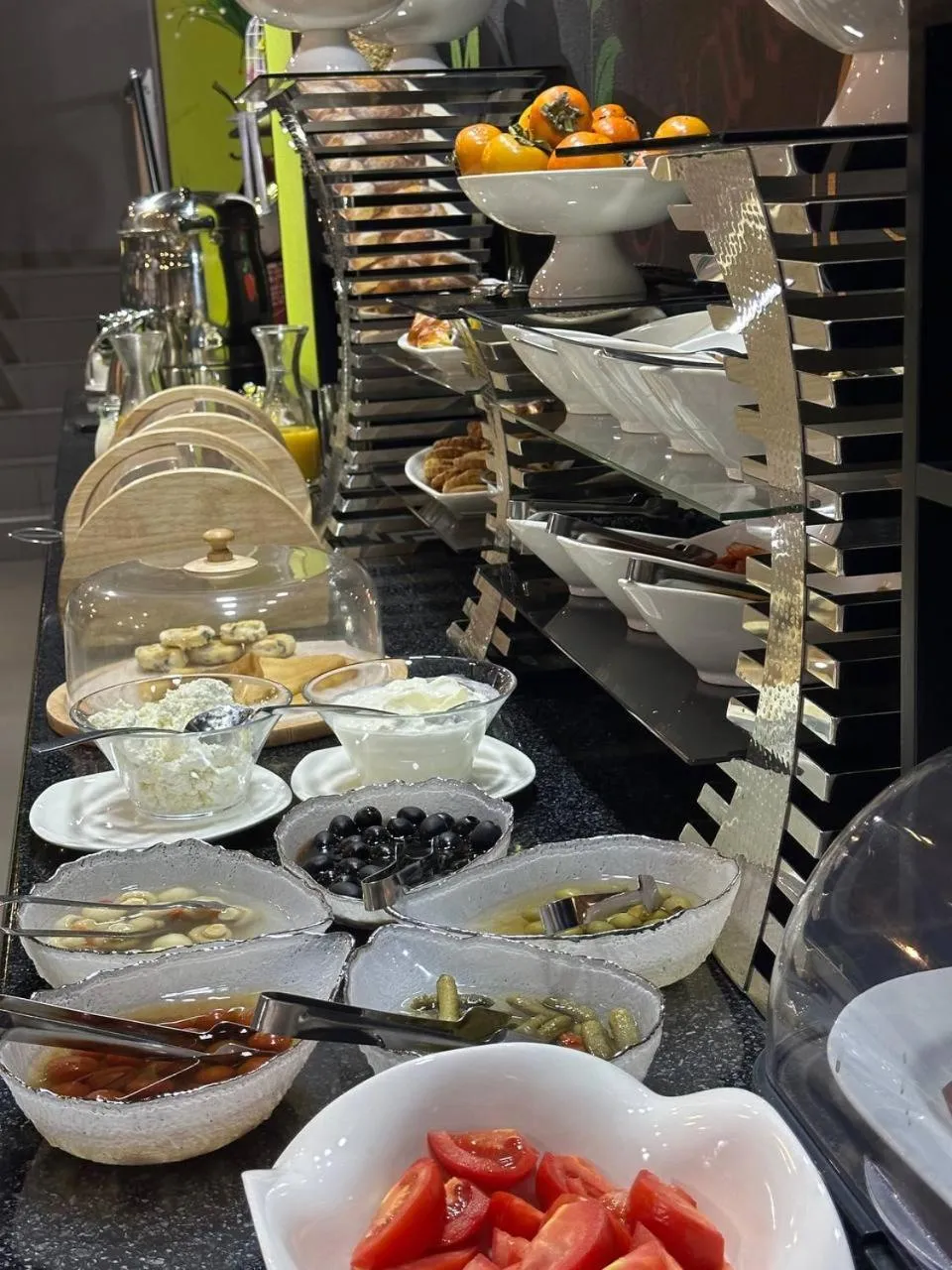 Buffet breakfast in Art Hotel Bishkek