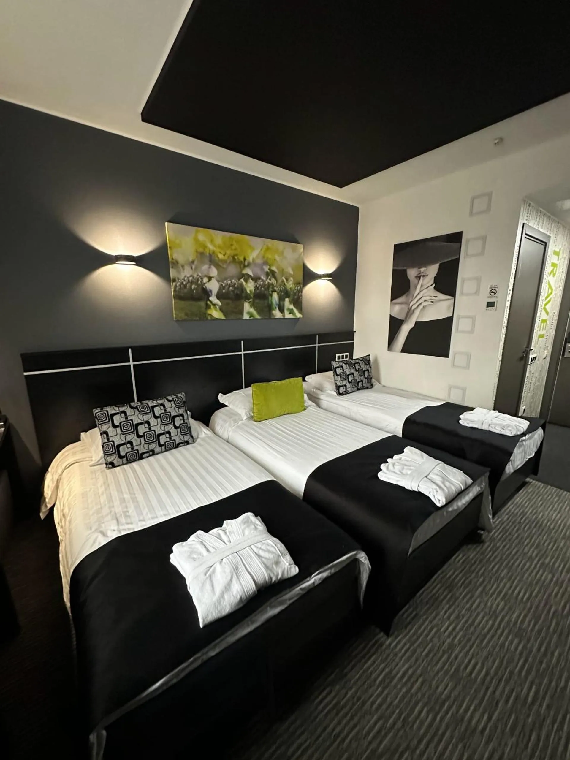 Bed in Art Hotel Bishkek