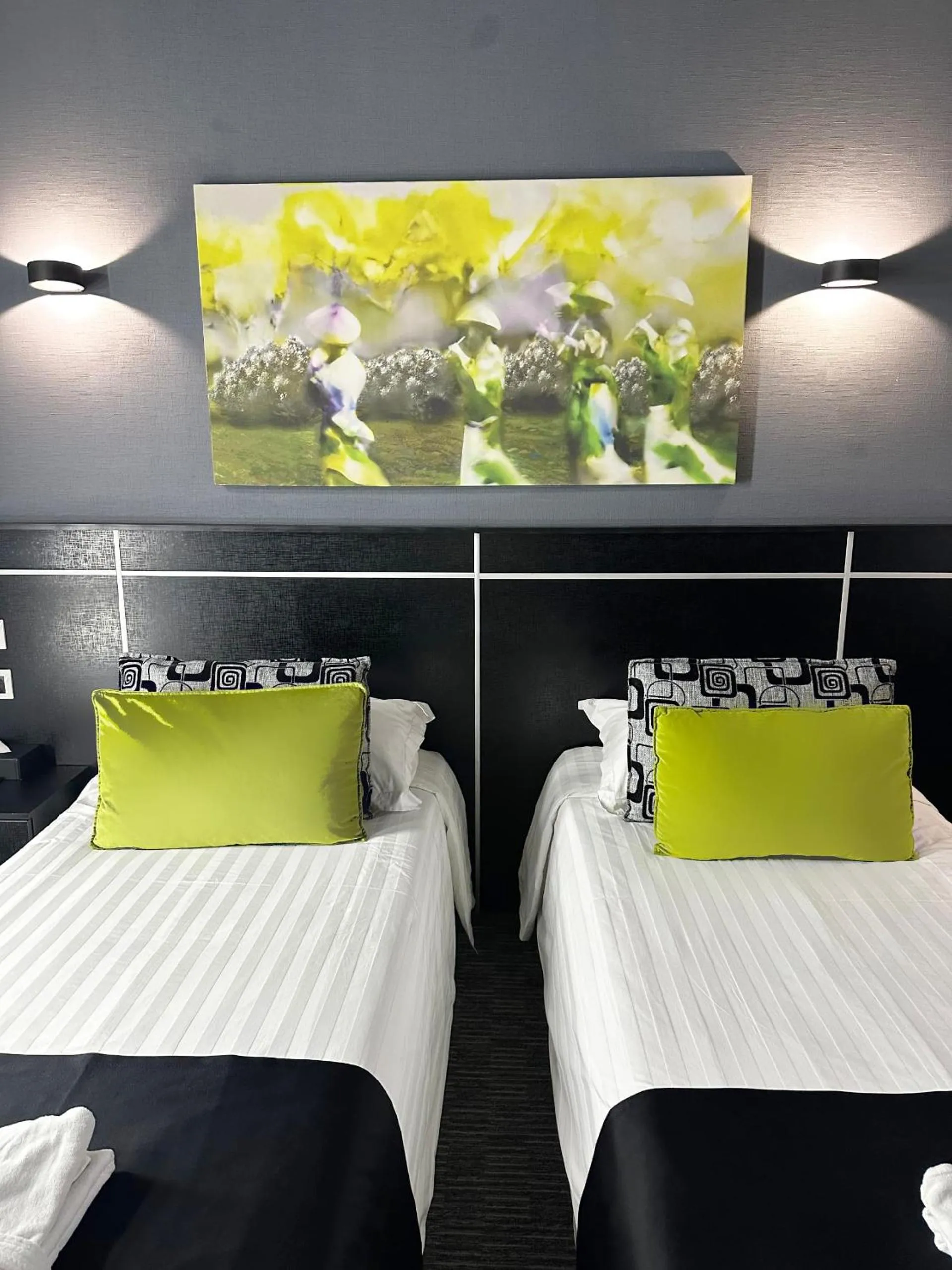 Bed in Art Hotel Bishkek