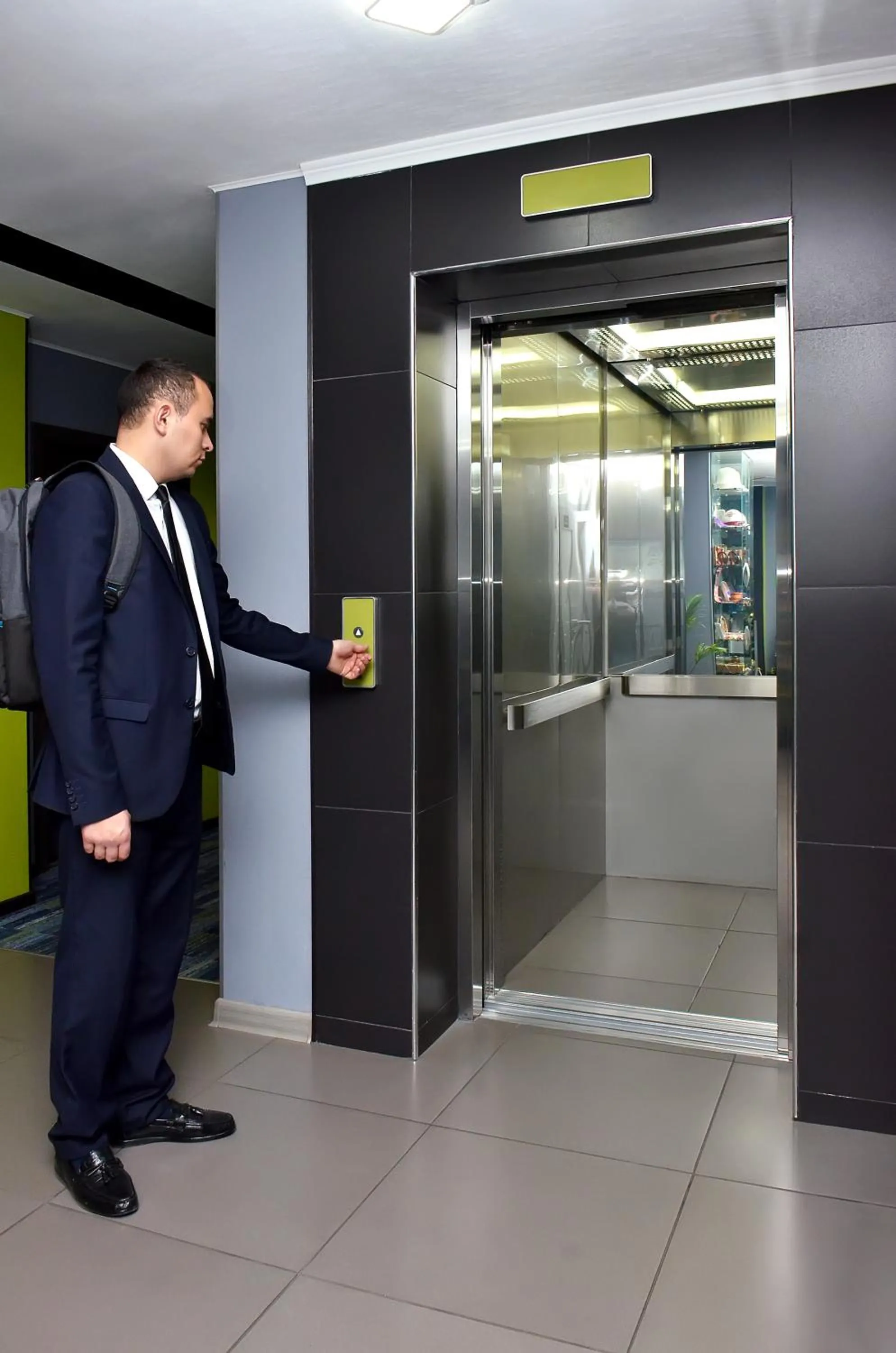 elevator in Art Hotel Bishkek