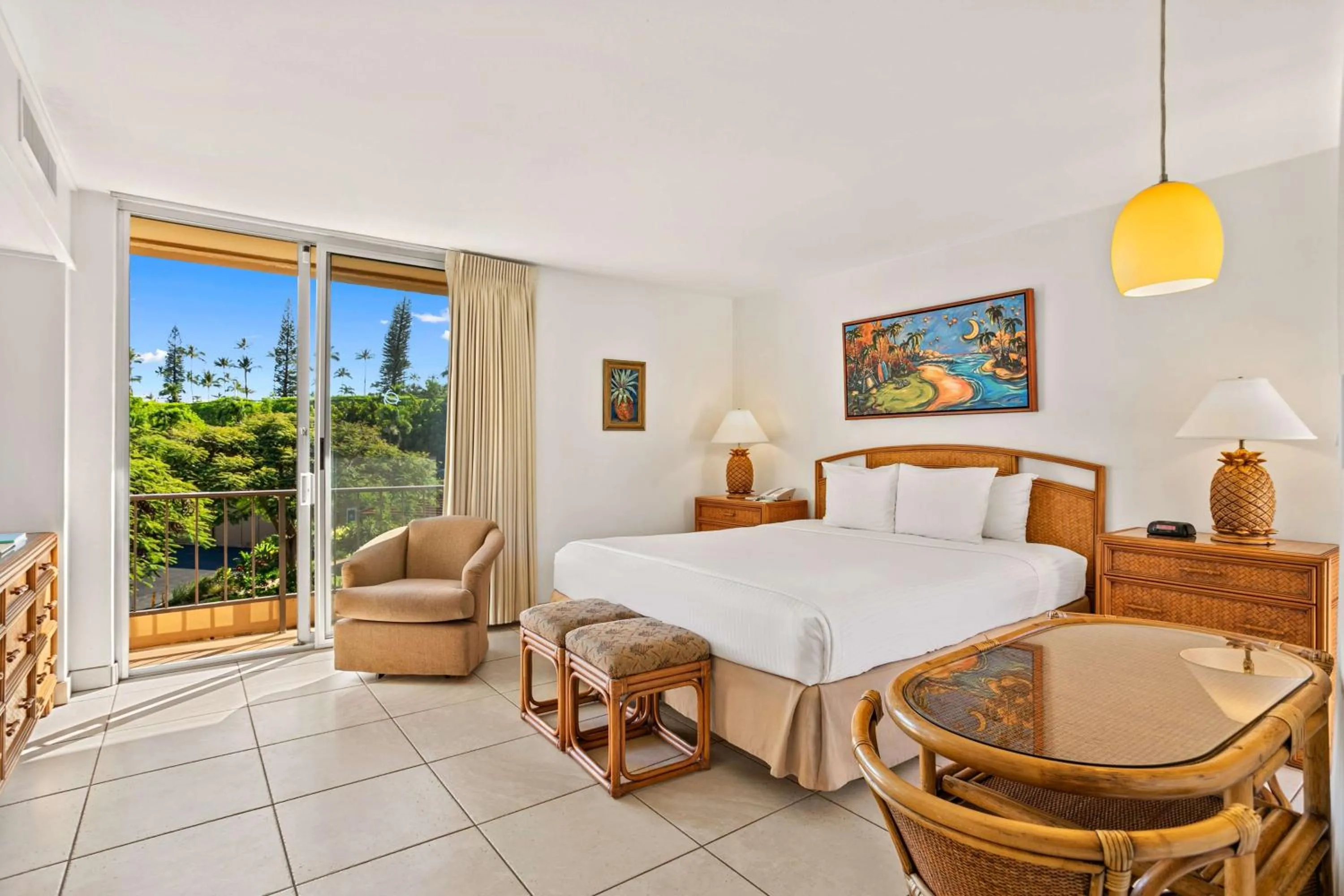 Bed in Aston Maui Kaanapali Villas