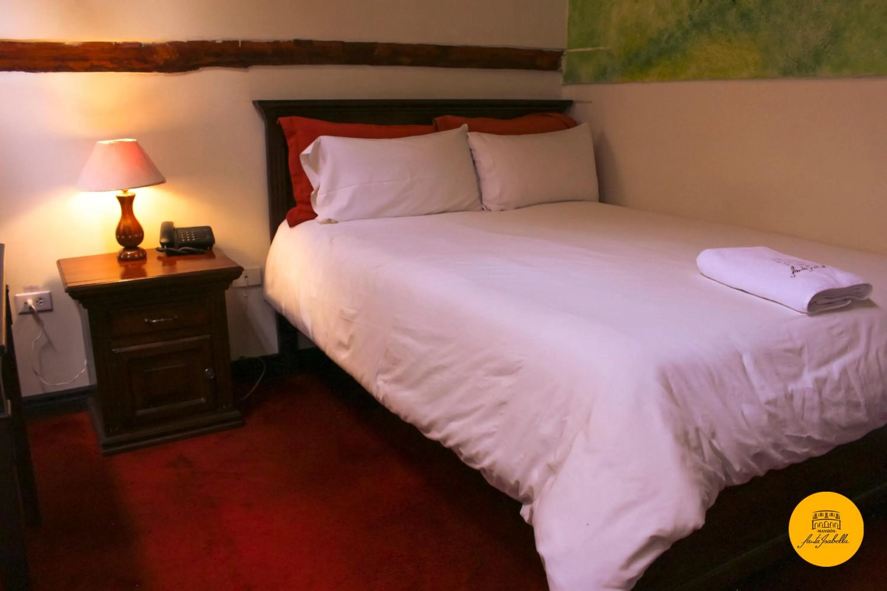 Bed in Hotel Spa Mansion Santa Isabella