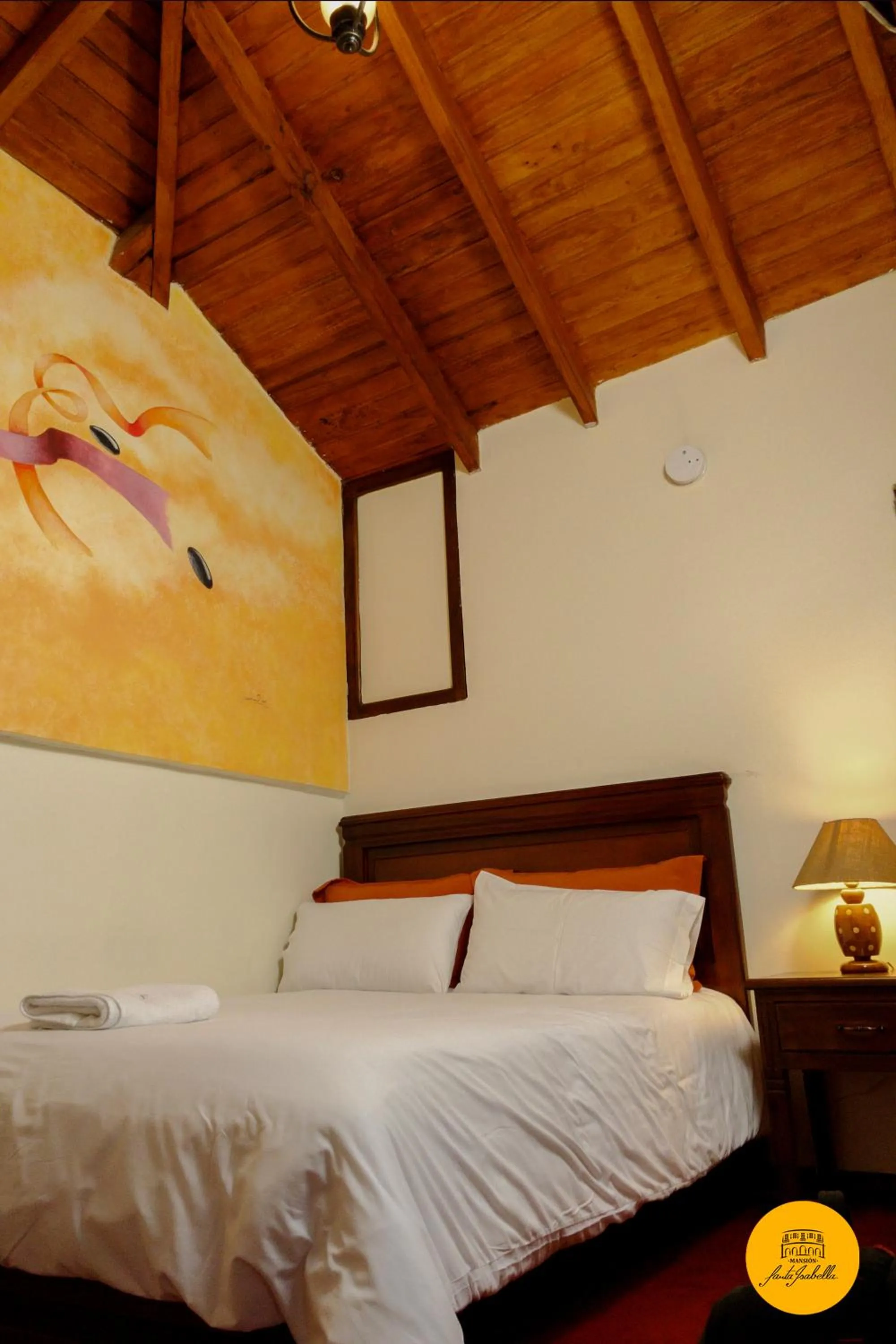 Bed in Hotel Spa Mansion Santa Isabella