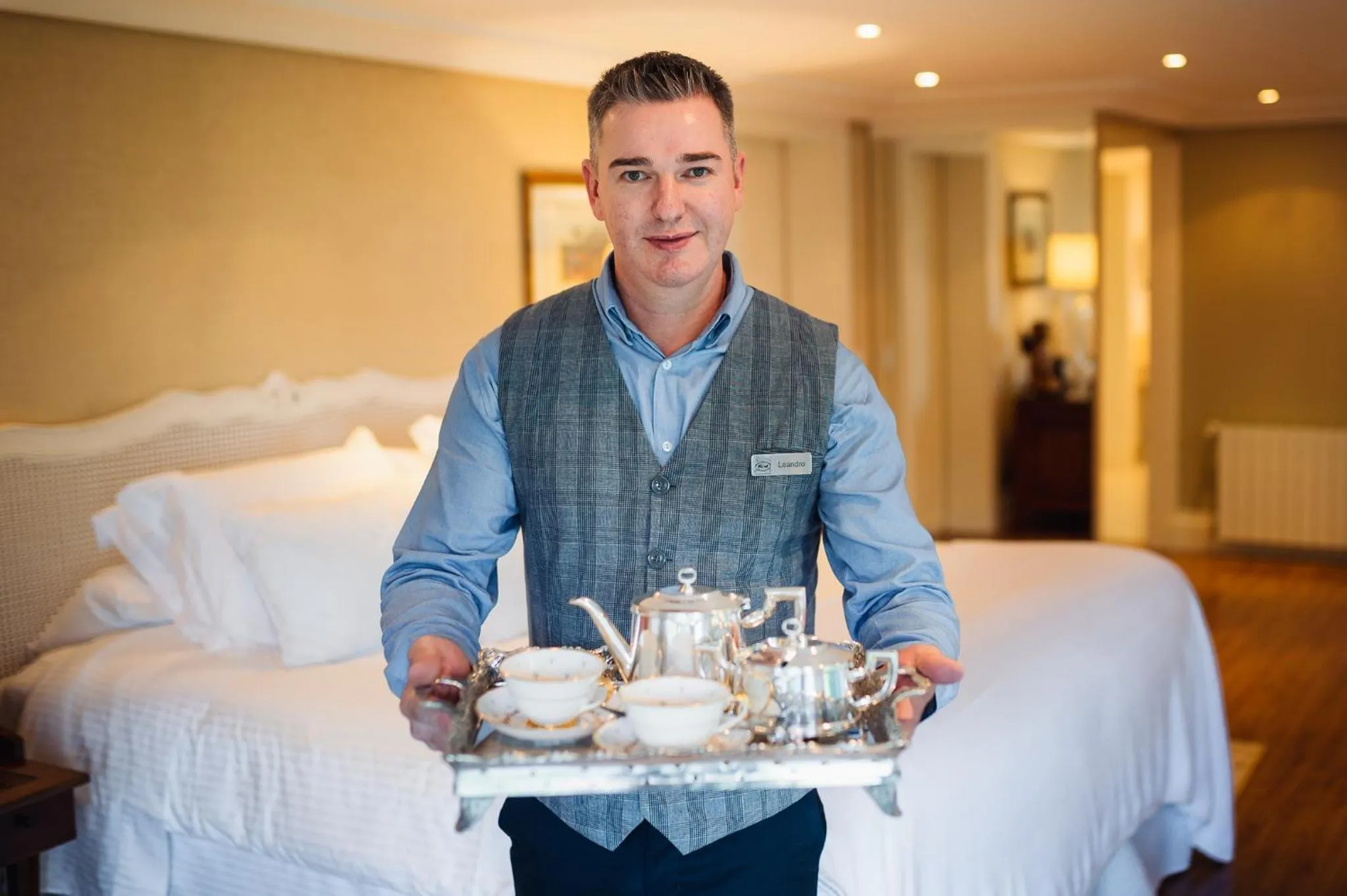 Staff, Bed in Hotel Estalagem St. Hubertus