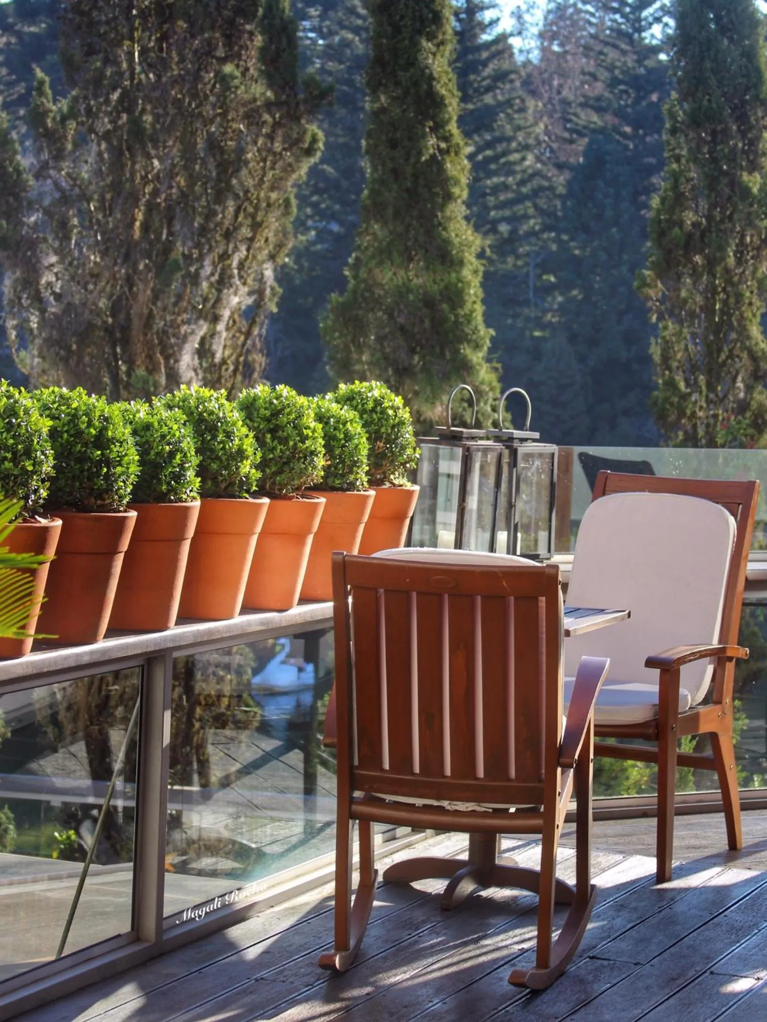 Lake view in Hotel Estalagem St. Hubertus