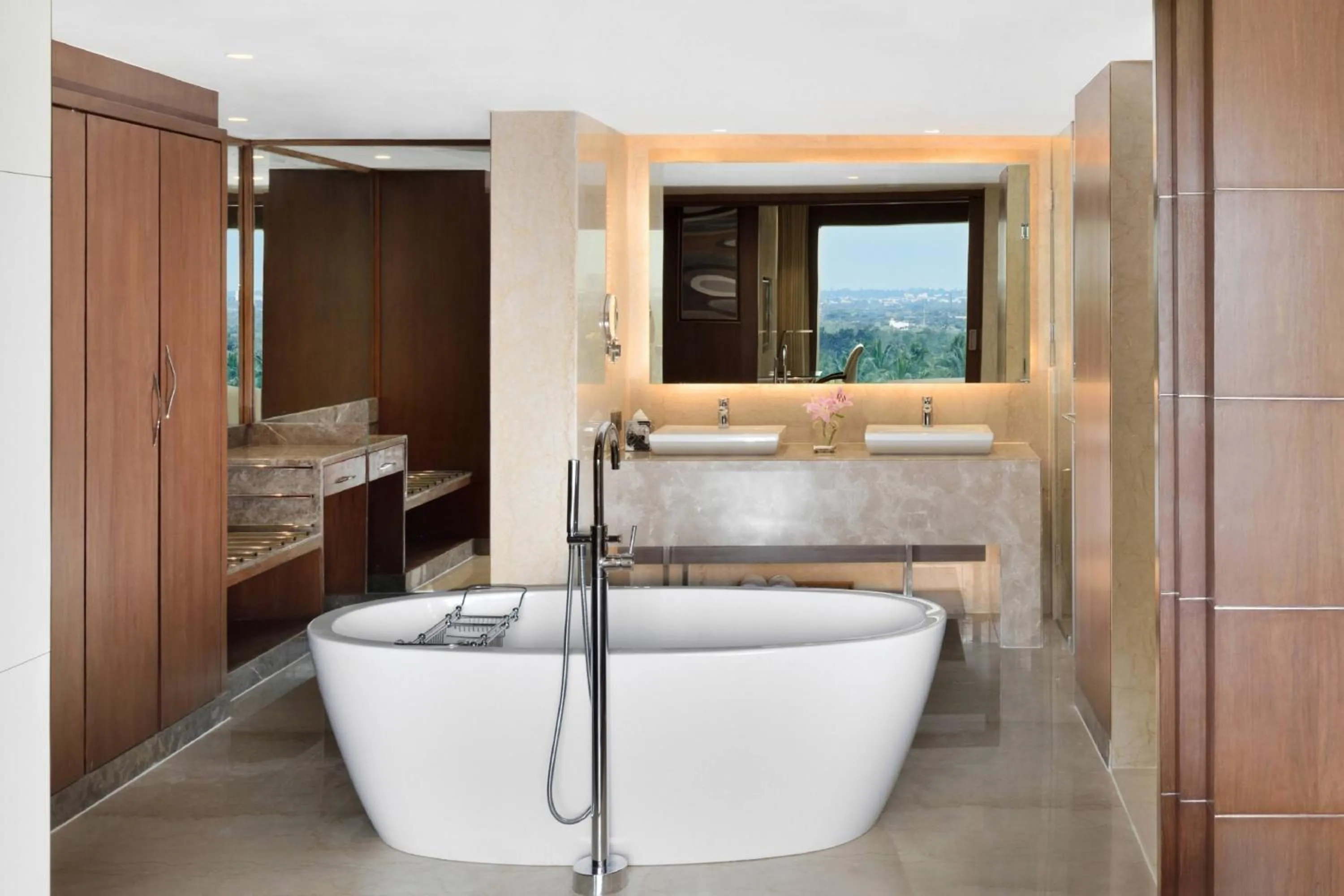 Bathroom in Courtyard by Marriott Bengaluru Hebbal