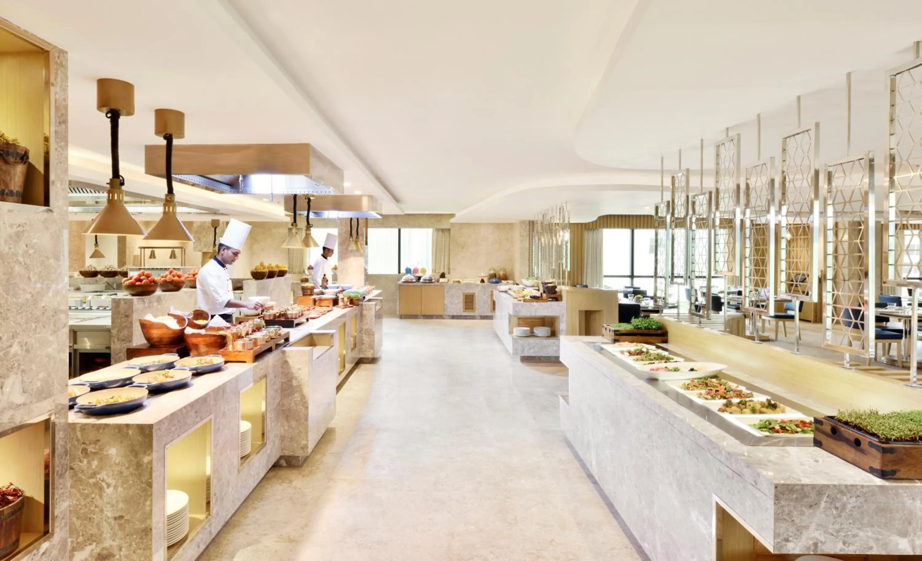 Breakfast in Courtyard by Marriott Bengaluru Hebbal