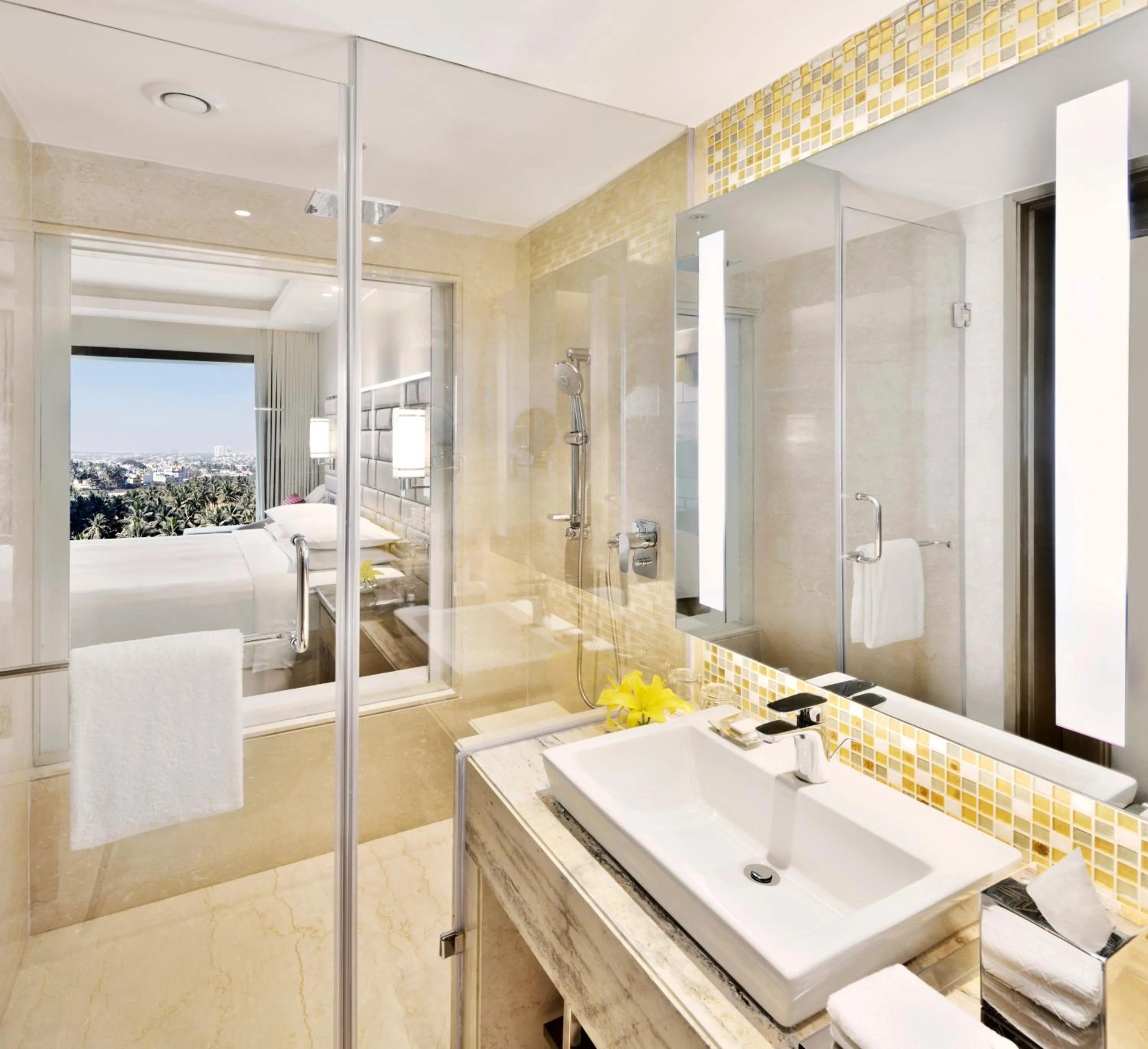 Toilet in Courtyard by Marriott Bengaluru Hebbal