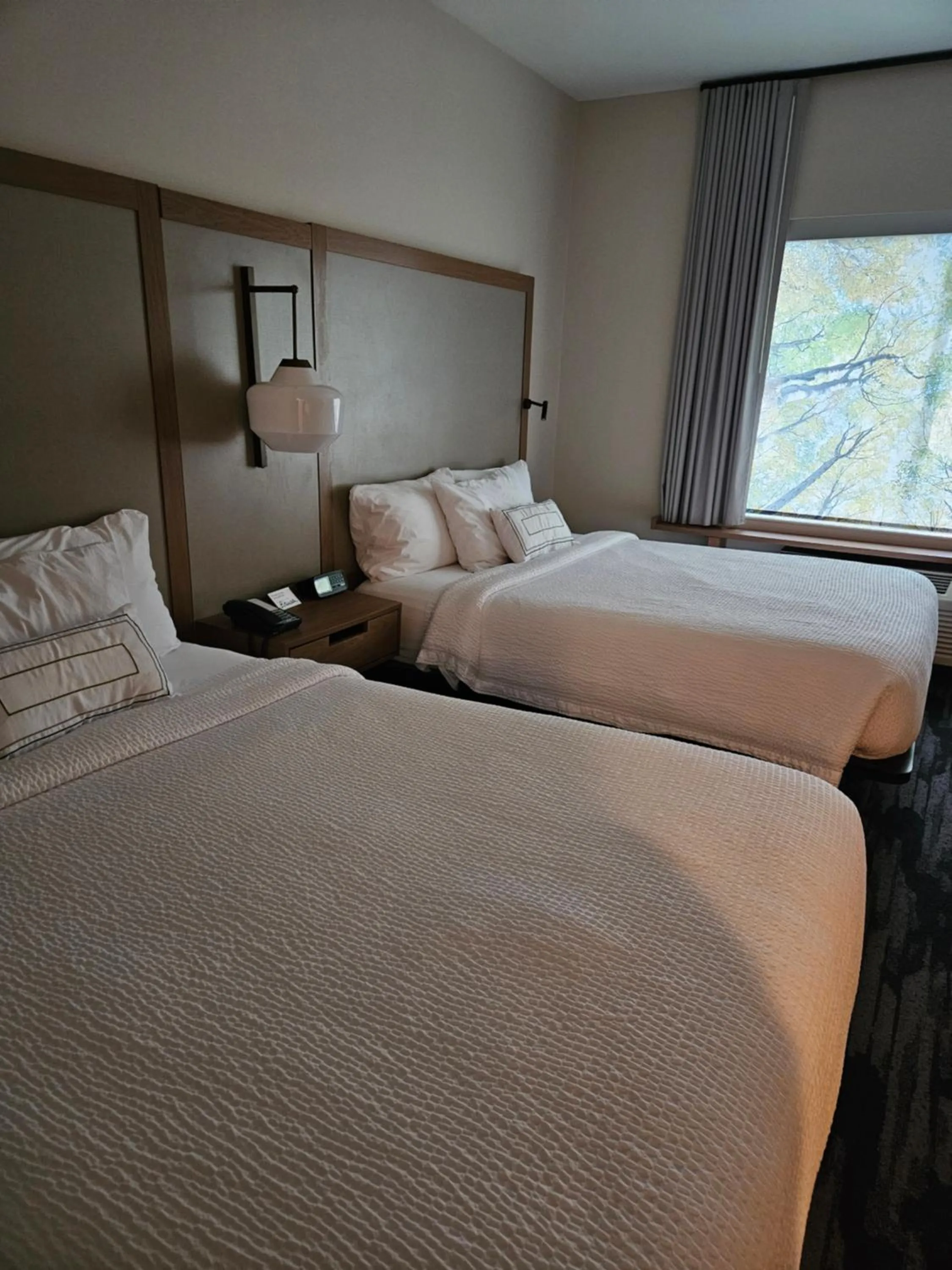 Bed in Fairfield Inn & Suites by Marriott Athens