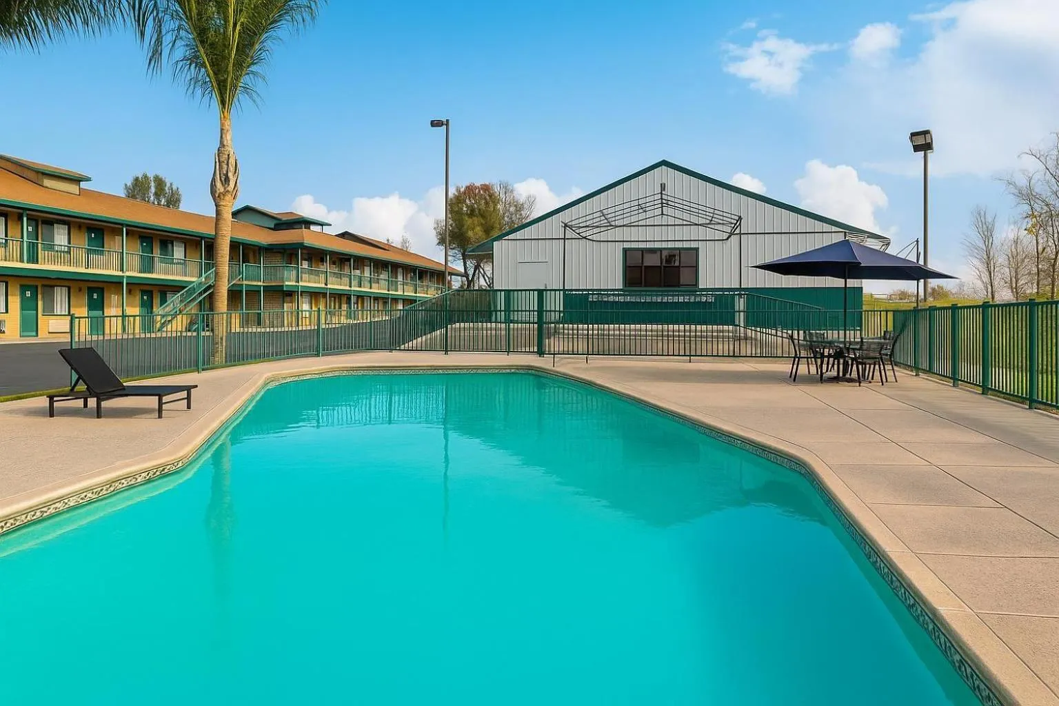 Pool view in Red Lion Inn & Suites Lemoore