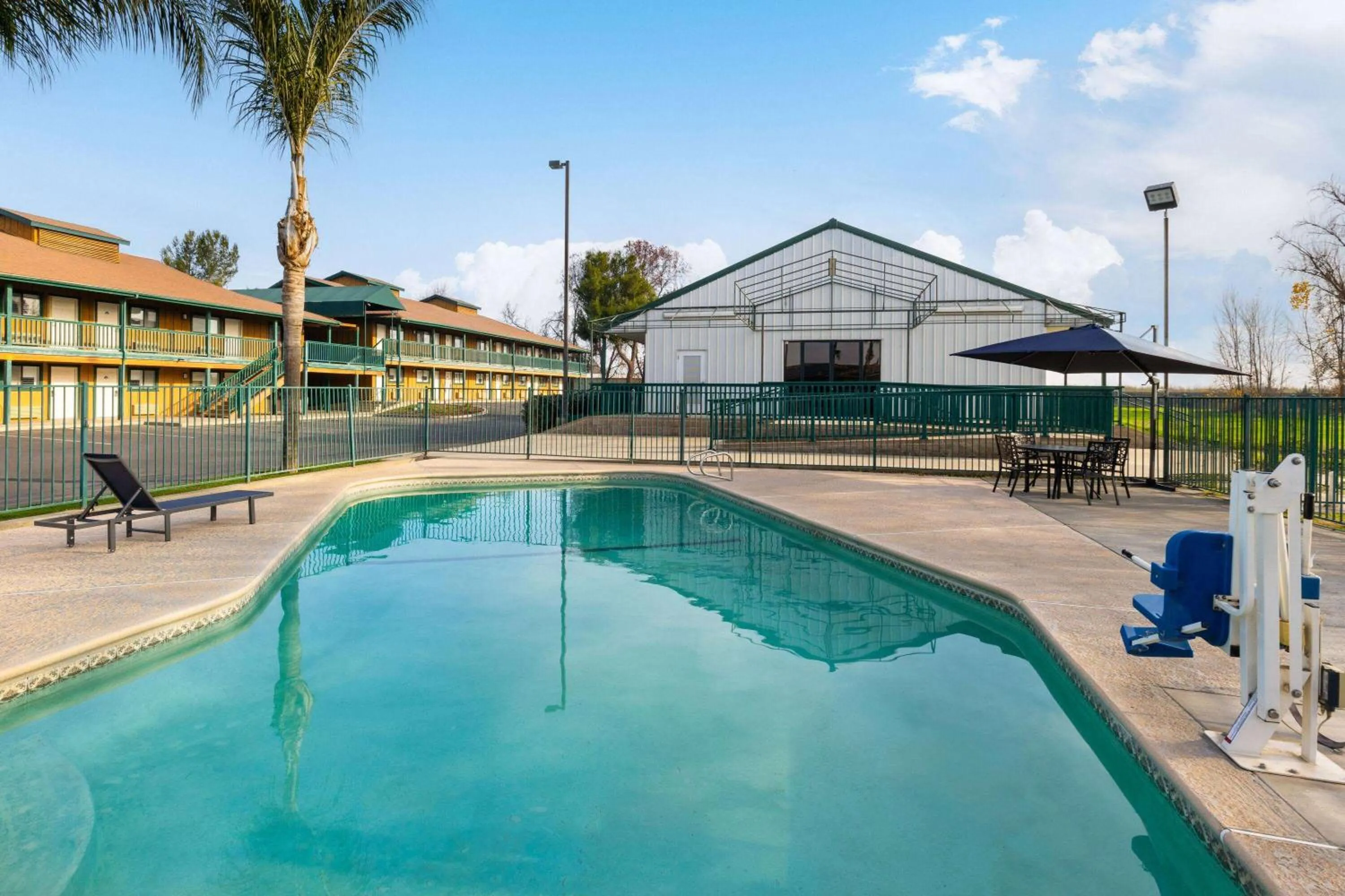 Swimming pool in Travelodge by Wyndham Lemoore Near Naval Air Station