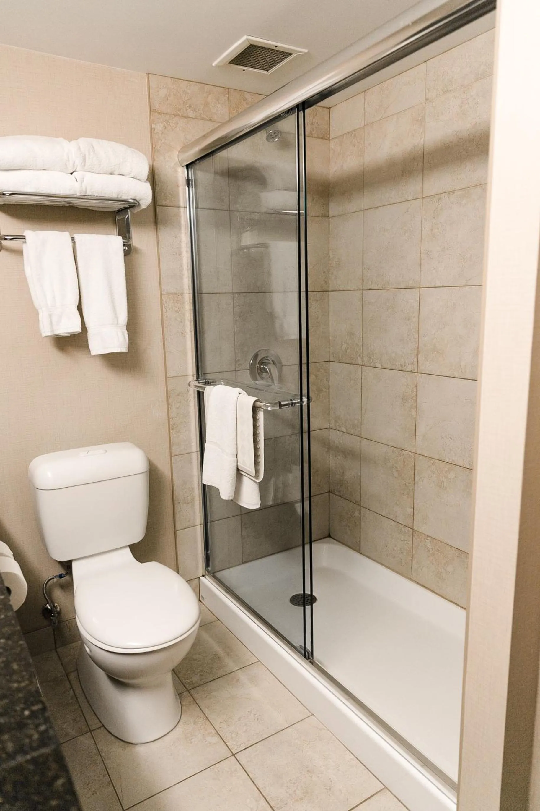 Shower in Superior Inn Hotel and Conference Centre Thunder Bay