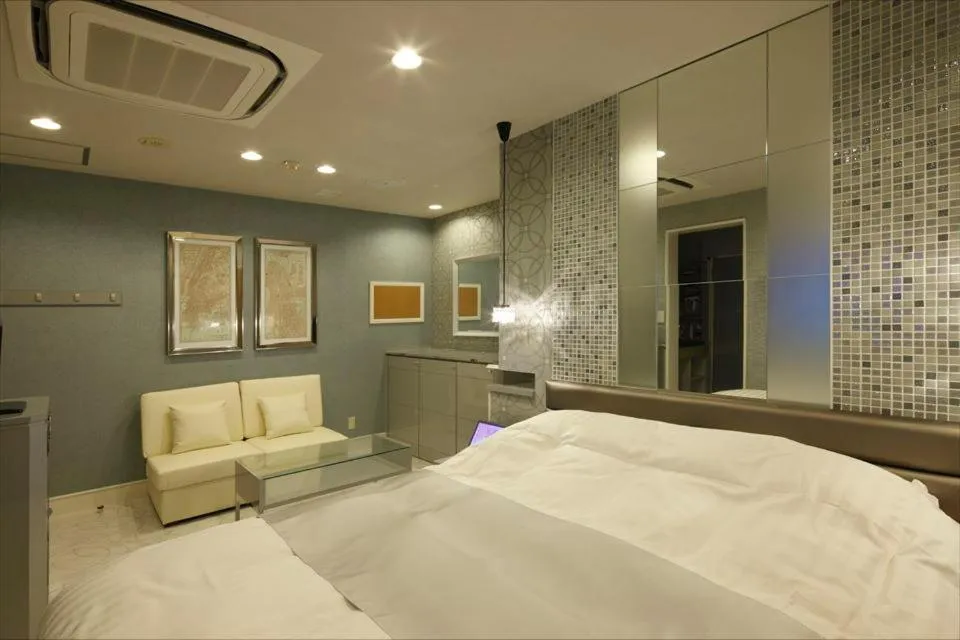 Bed in Hotel Waltz Okazaki (Adult Only)
