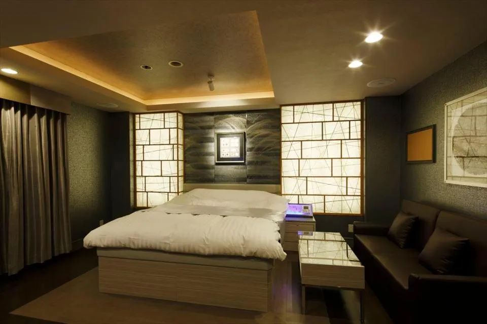 Bed in Hotel Waltz Okazaki (Adult Only)