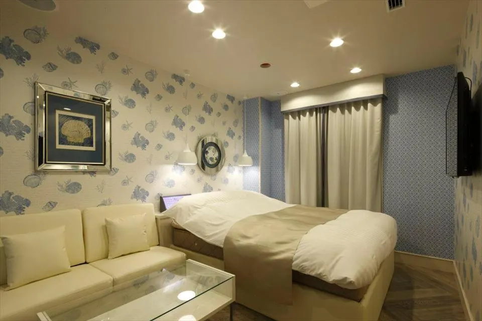 Bed in Hotel Waltz Okazaki (Adult Only)
