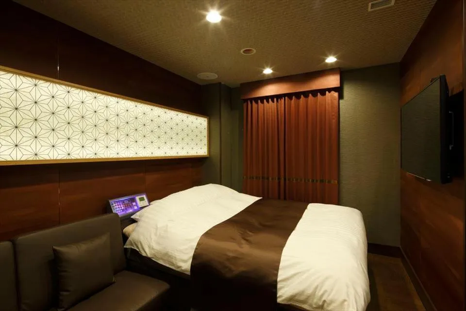 Bed in Hotel Waltz Okazaki (Adult Only)