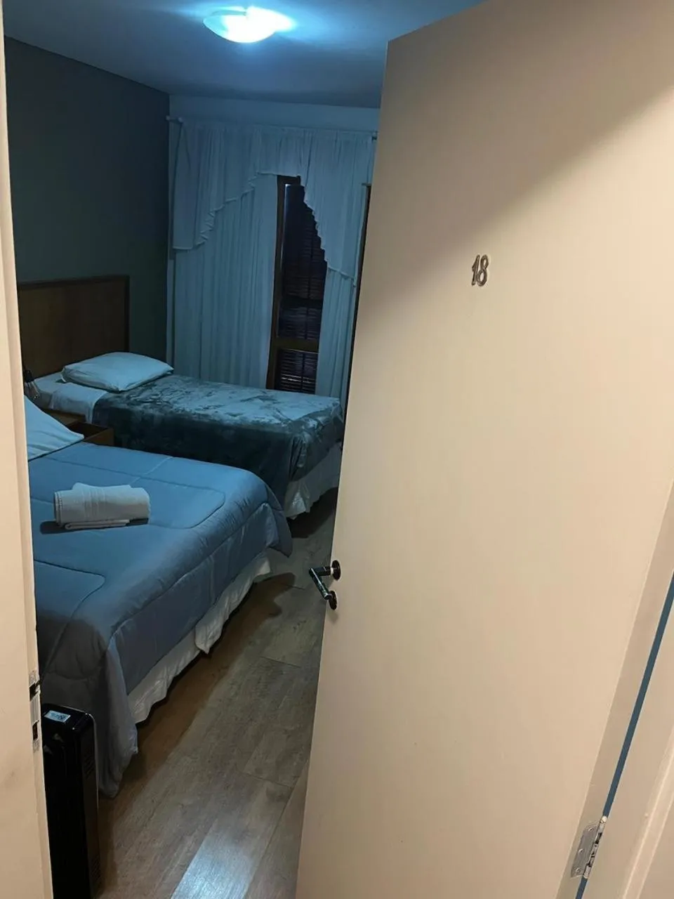 Bed in Pousada Condado Brasileiro