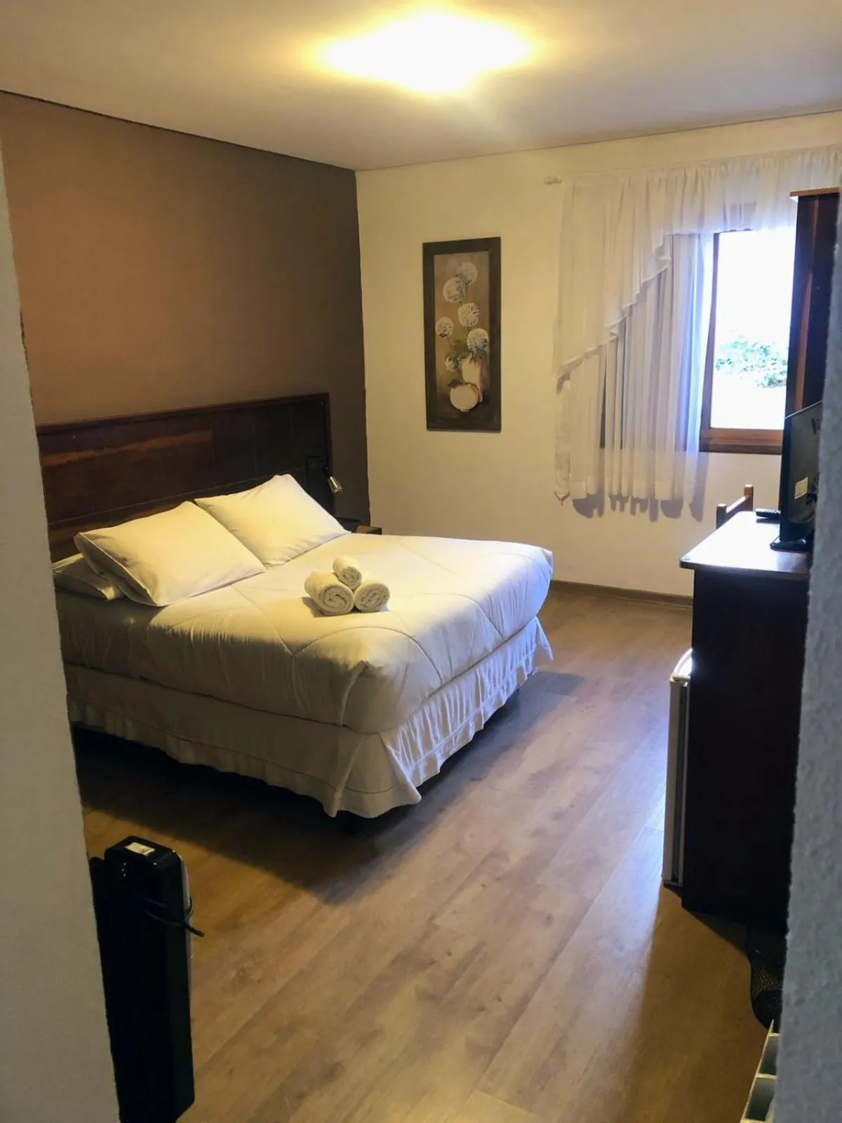 Bed in Pousada Condado Brasileiro
