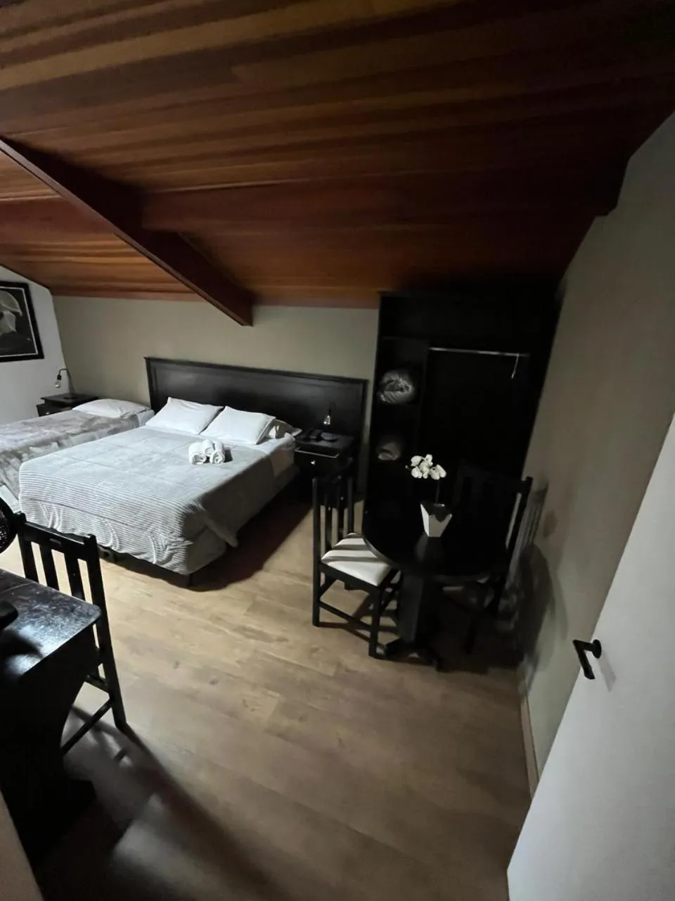 Bed in Pousada Condado Brasileiro