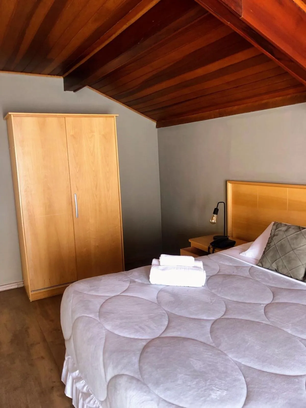 Bed in Pousada Condado Brasileiro