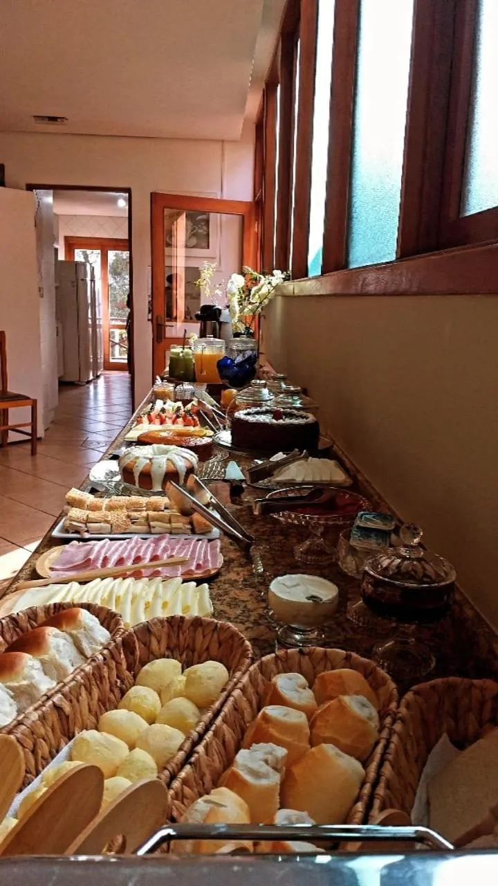 Buffet breakfast in Pousada Condado Brasileiro