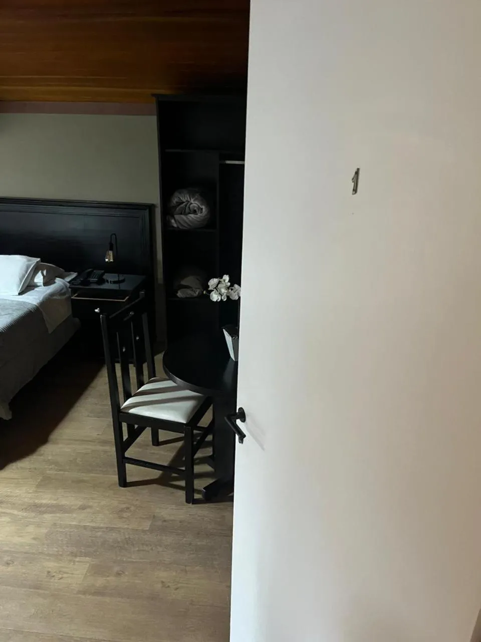 Bed in Pousada Condado Brasileiro