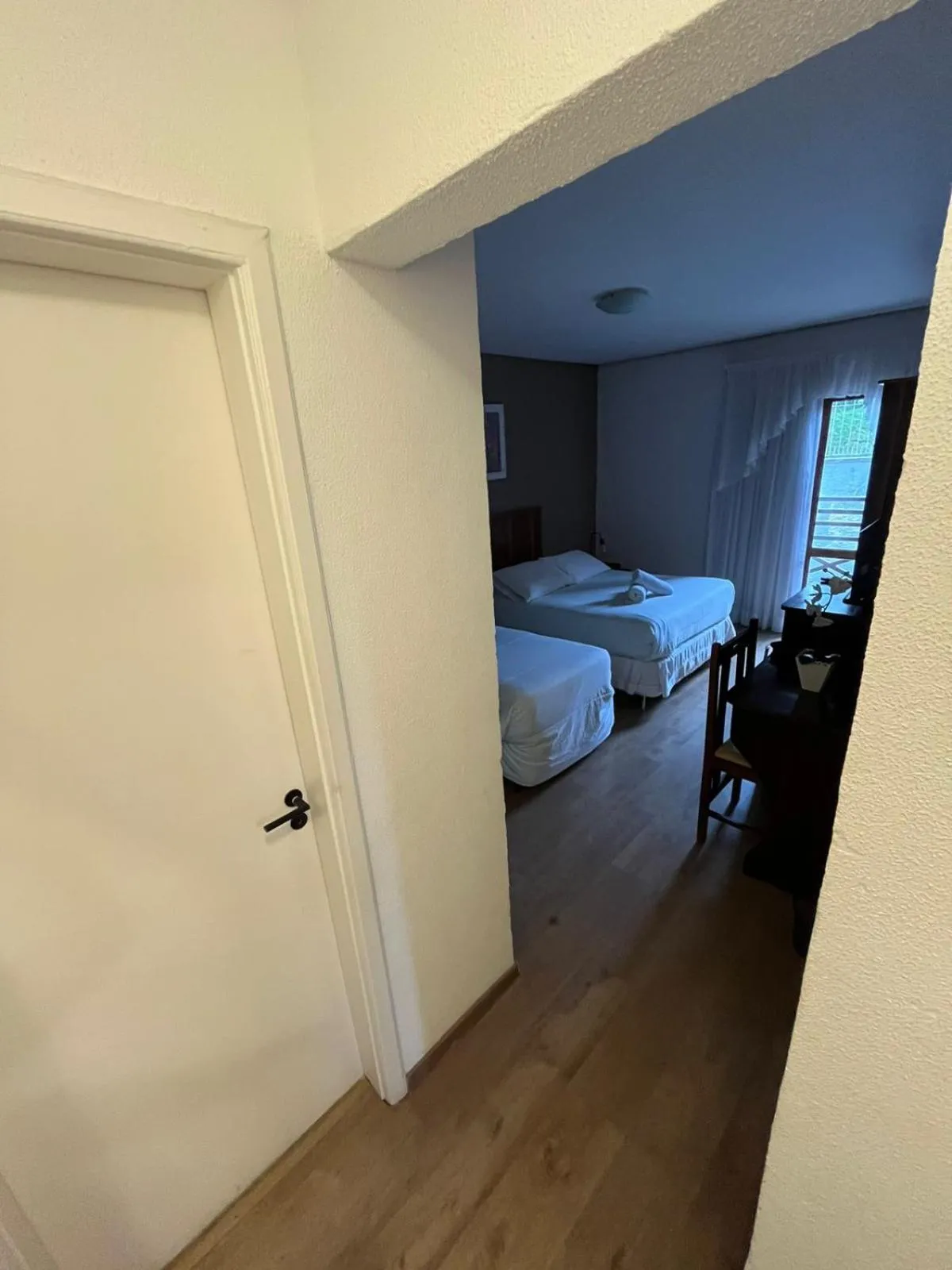 Bed in Pousada Condado Brasileiro