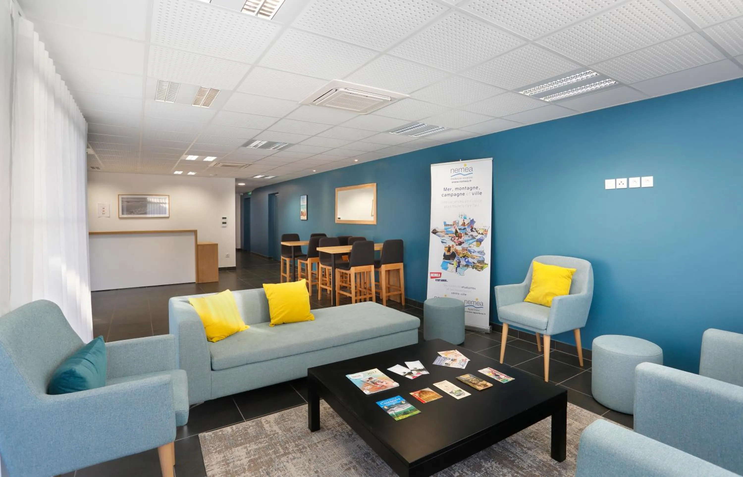 Lobby or reception in Résidence Néméa Le Marché de la Plage