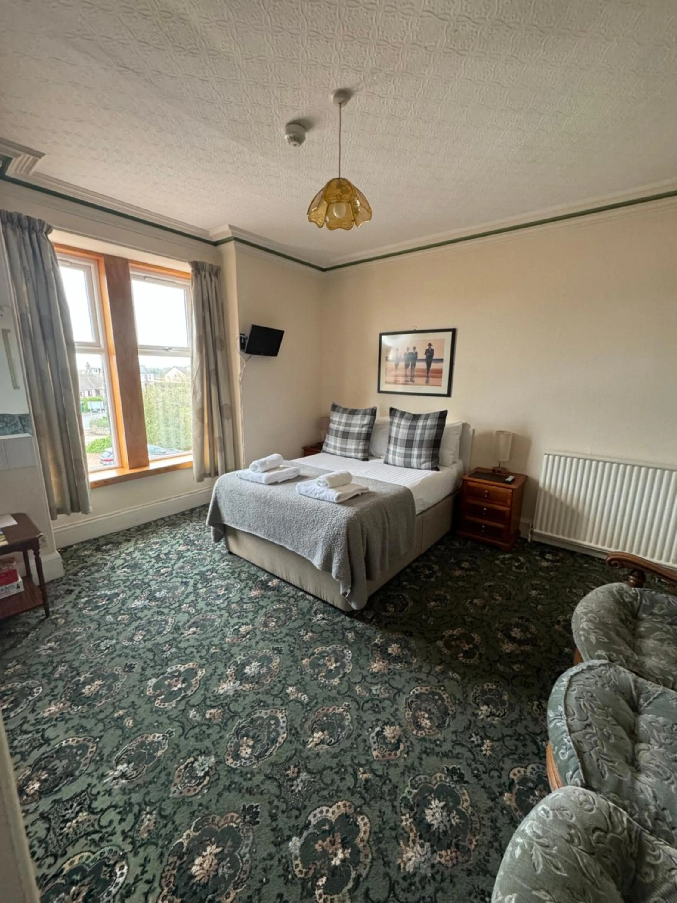 Photo of the whole room, Bed in St Olaf Golf Hotel