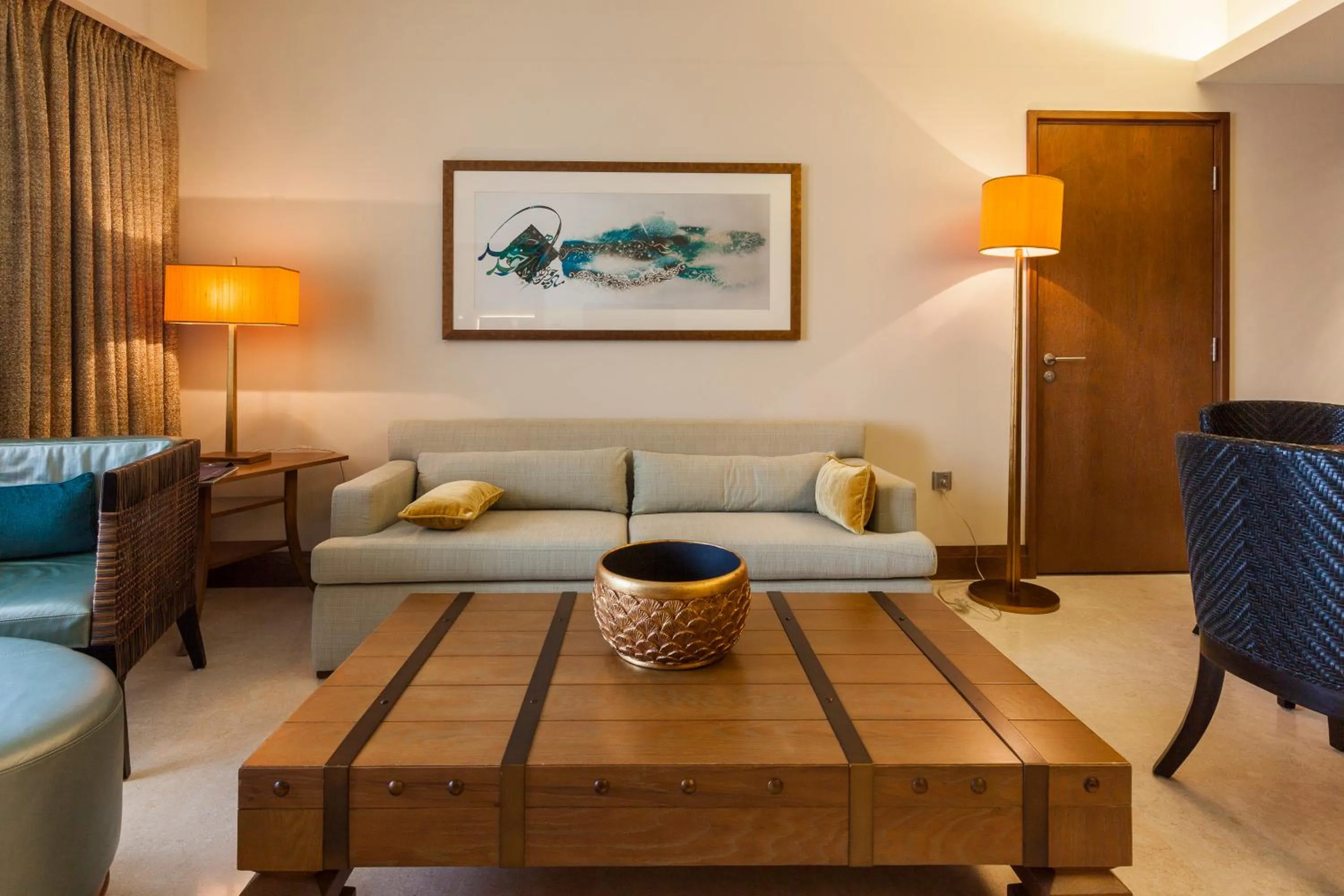 Living room in Barceló Mussanah Resort, Sultanate of Oman